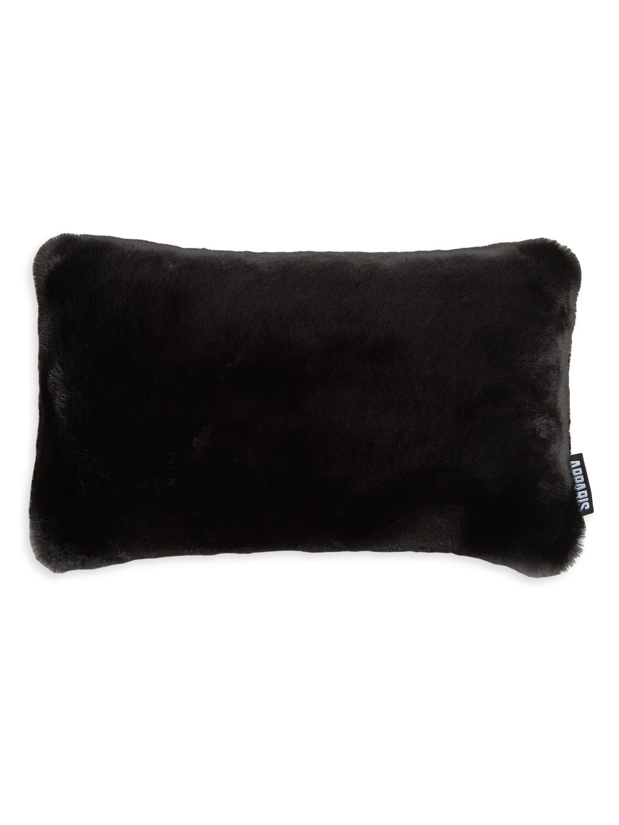 Apparis Cicly Faux-Fur Pillow - Noir