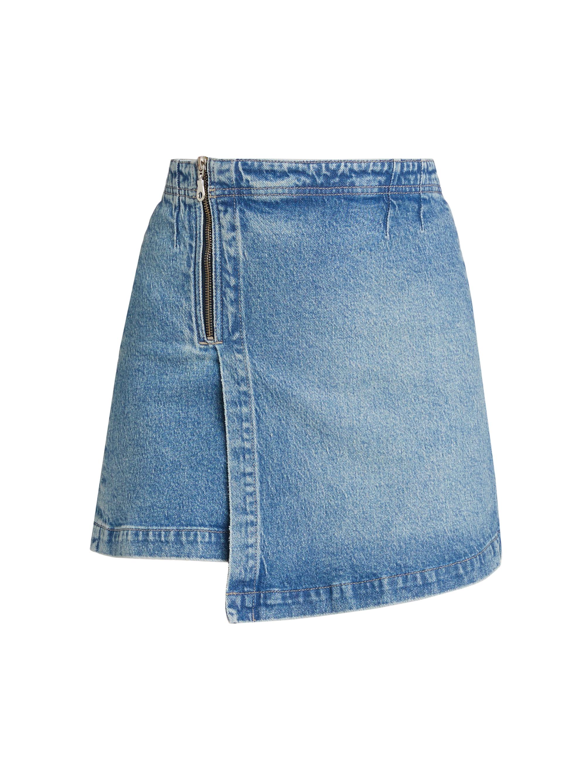 Rails Women's Cienega Crossover Denim Miniskirt - Geranium
