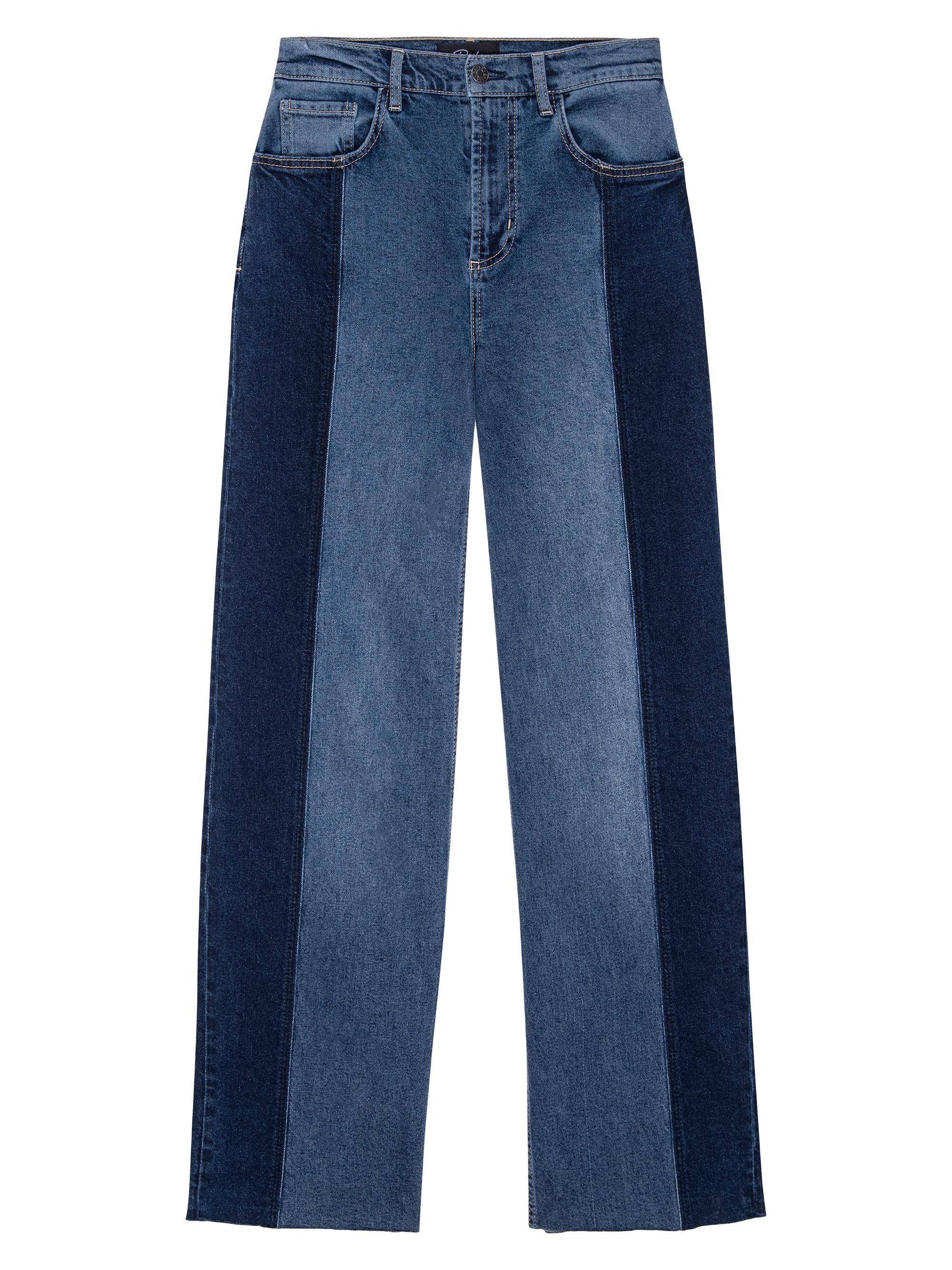 Rails Women's Getty Paneled Wide-Leg Jeans - Twilight Shadow
