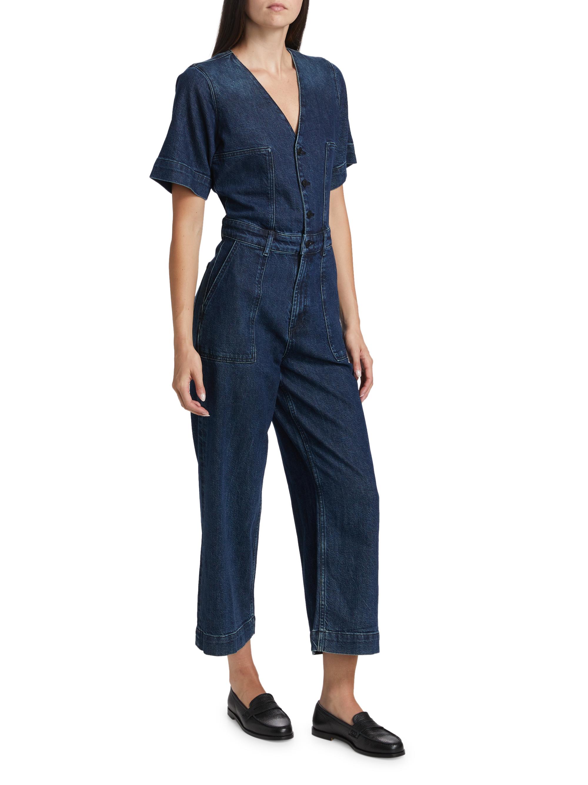 Rails Palisades Denim Utility Jumpsuit | Saks Fifth Avenue