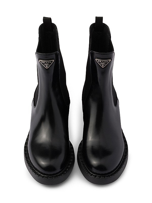 Shop Prada Brushed Calf Leather Chelsea Boots | Saks Fifth Shop Prada Brushed Calf Leather Chelsea Boots | Saks Fifth