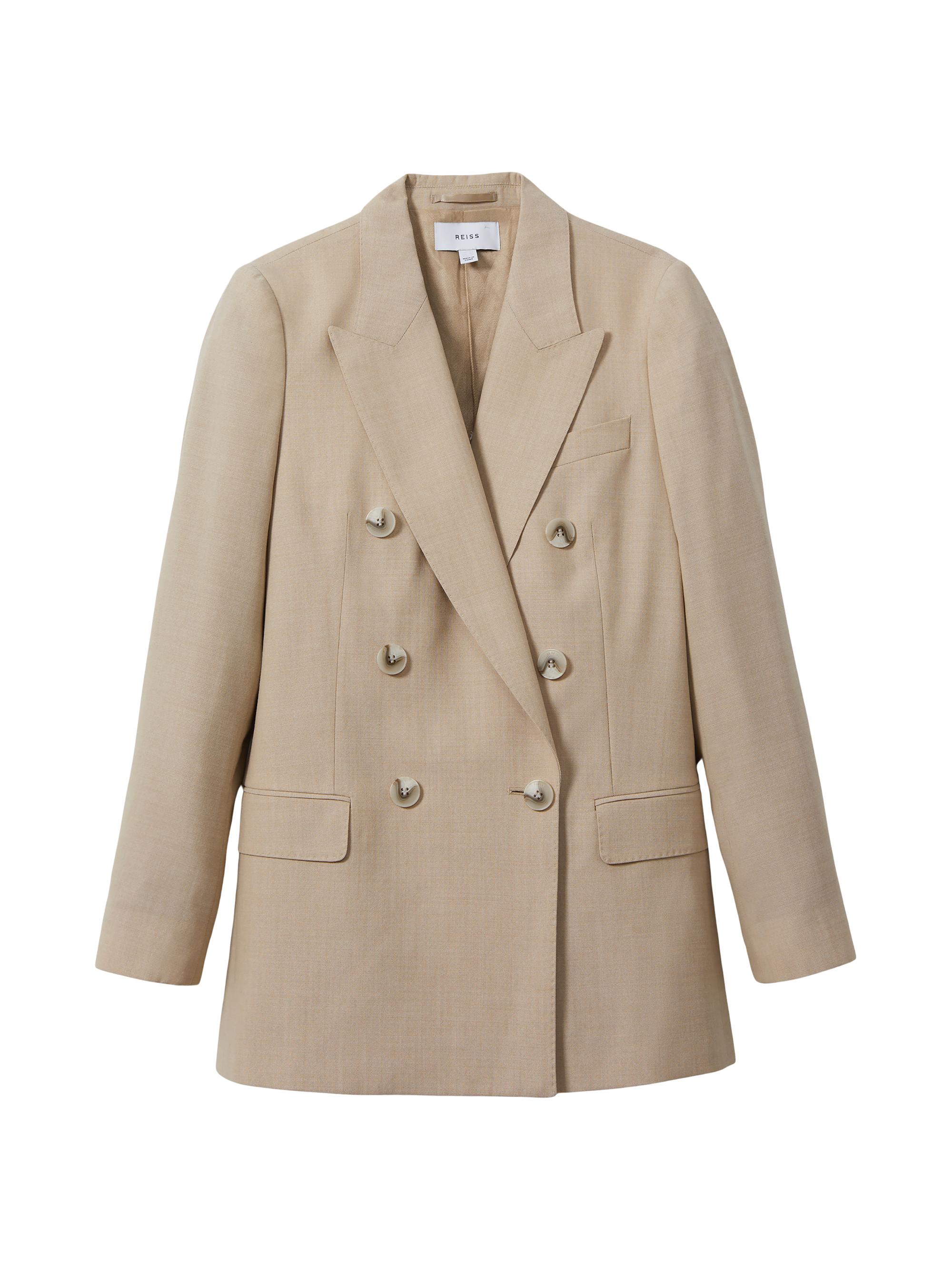 Reiss Women's Sadie Wool Double-Breasted Blazer