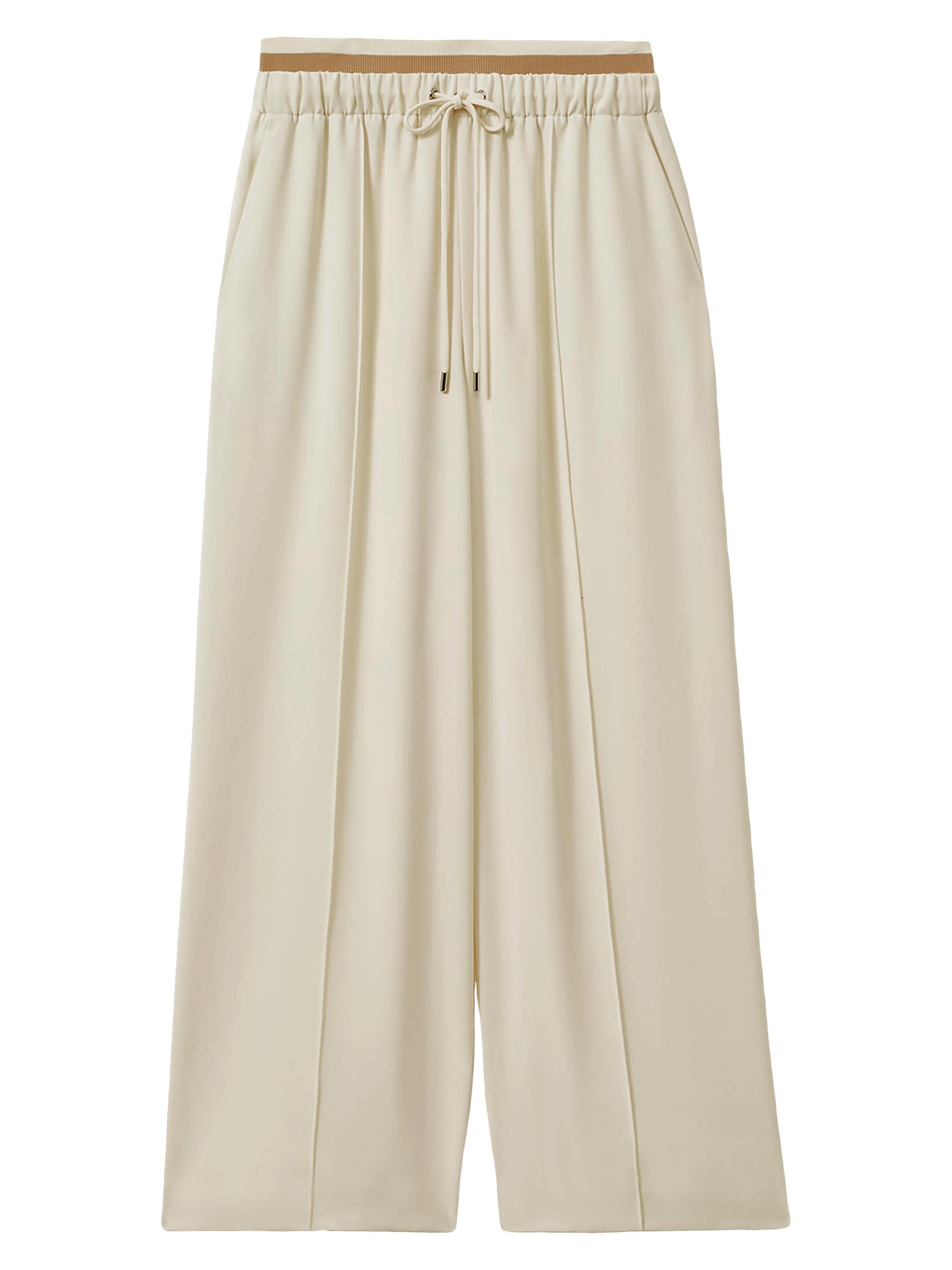 Reiss Women's Fleur Wide-Leg Pants - Cream