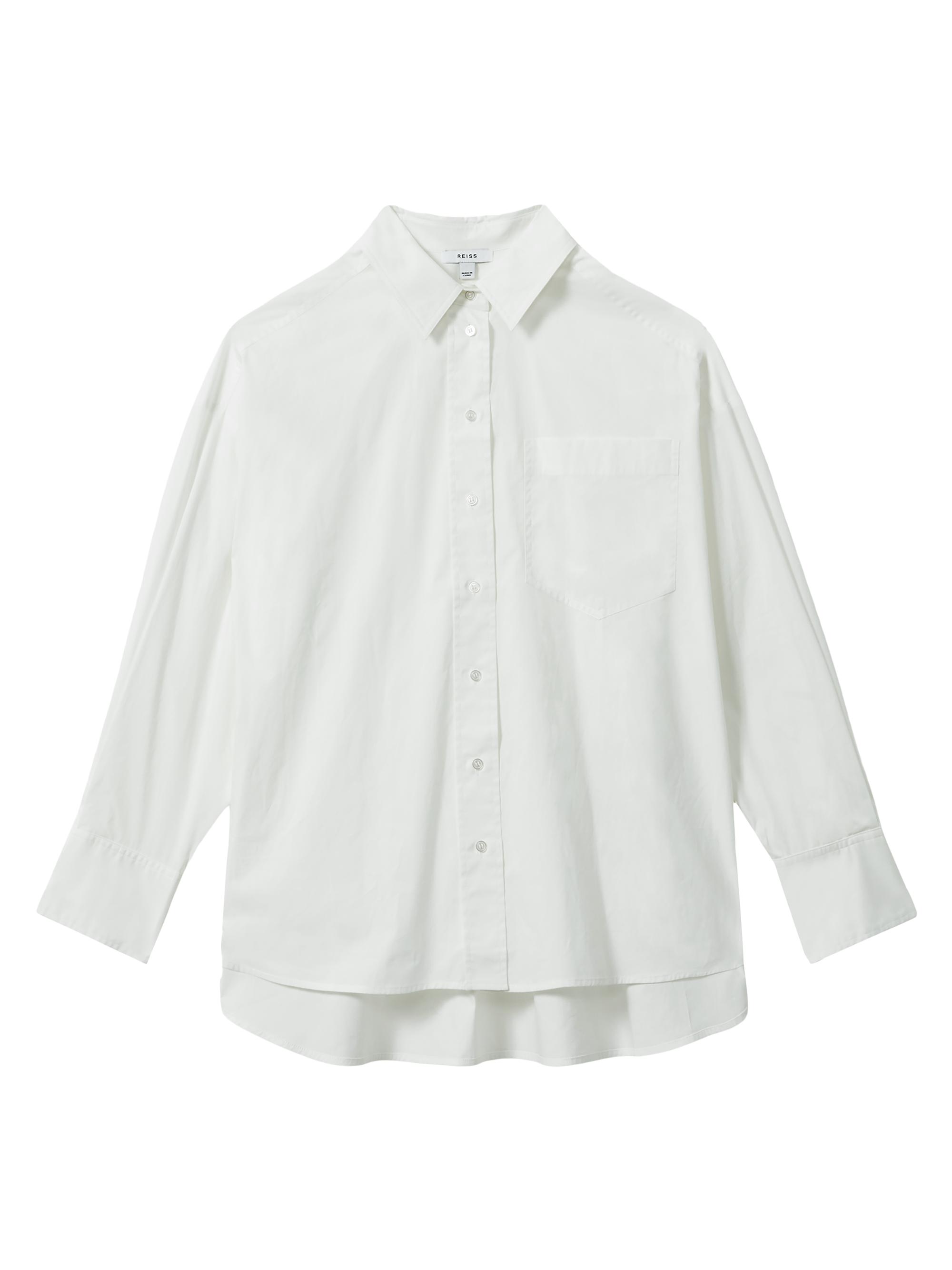 Reiss Women's Edie Button-Up Shirt - White