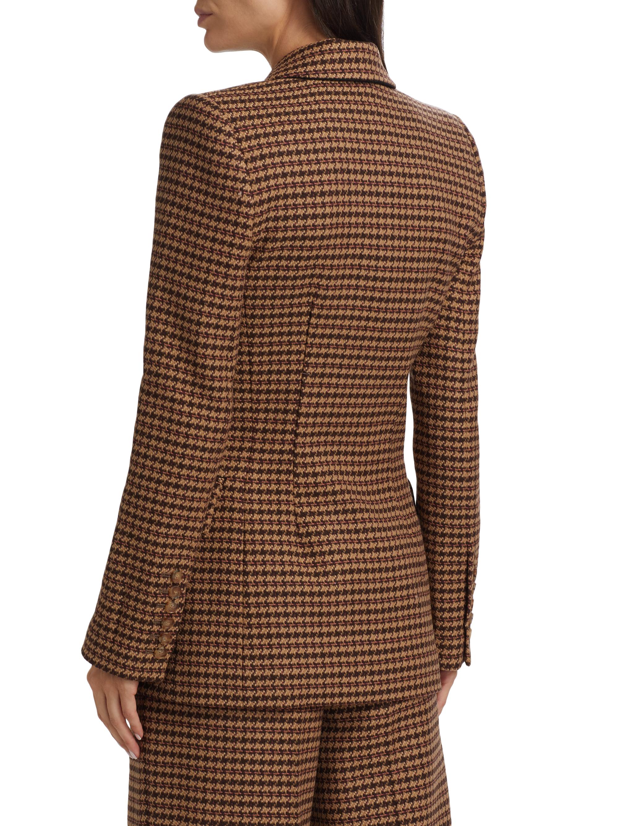 Sergio Hudson Houndstooth Double-Breasted Blazer | Saks Fifth Avenue