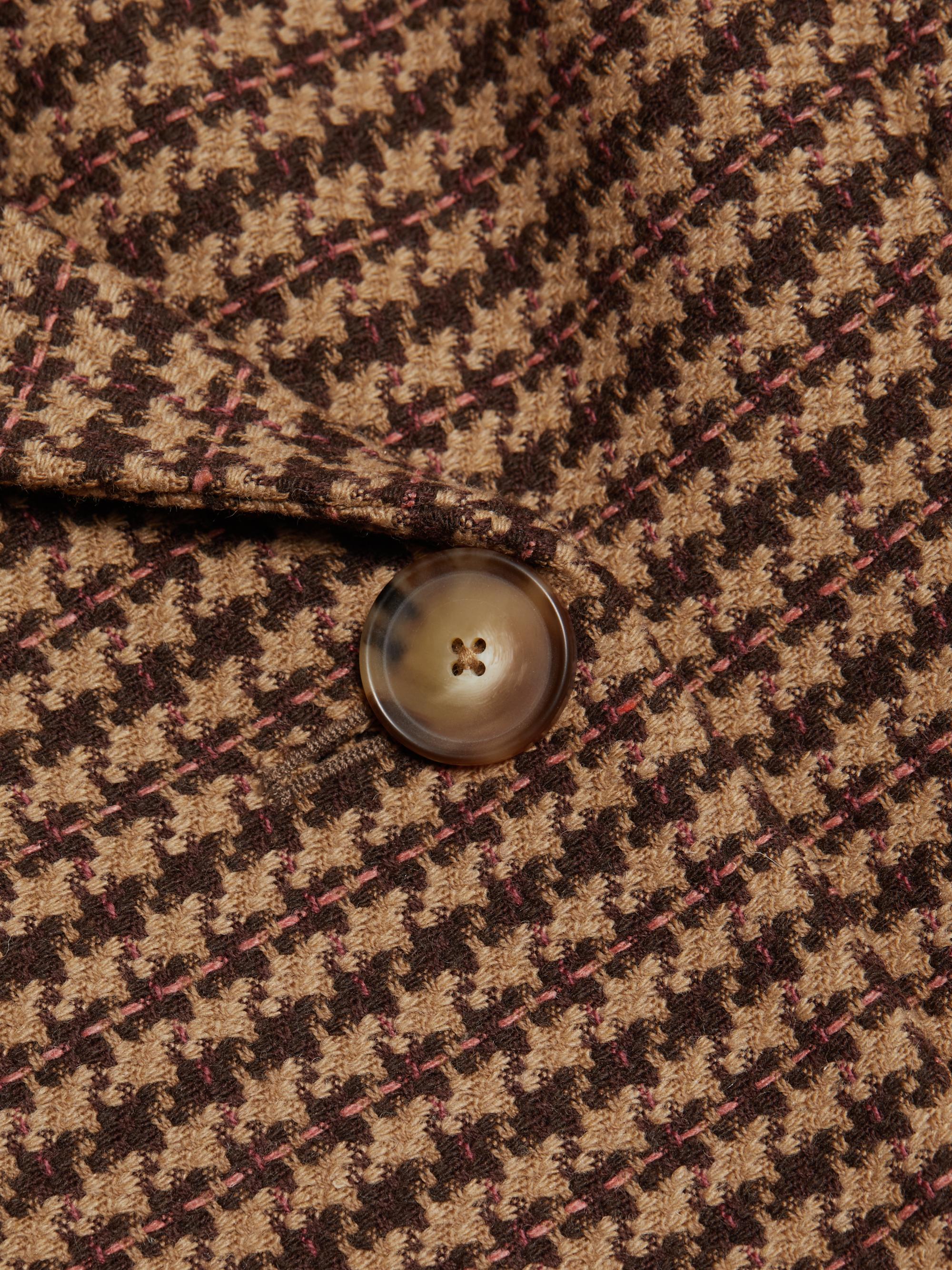 Sergio Hudson Houndstooth Double-Breasted Blazer | Saks Fifth Avenue