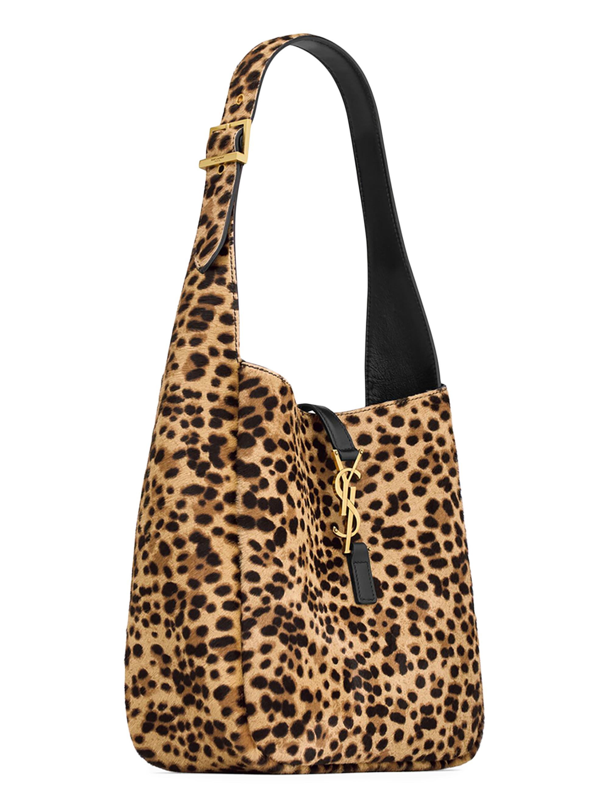 Saint Laurent Le 5 ÿ 7 Supple Small Bag in Pony Hair Leather