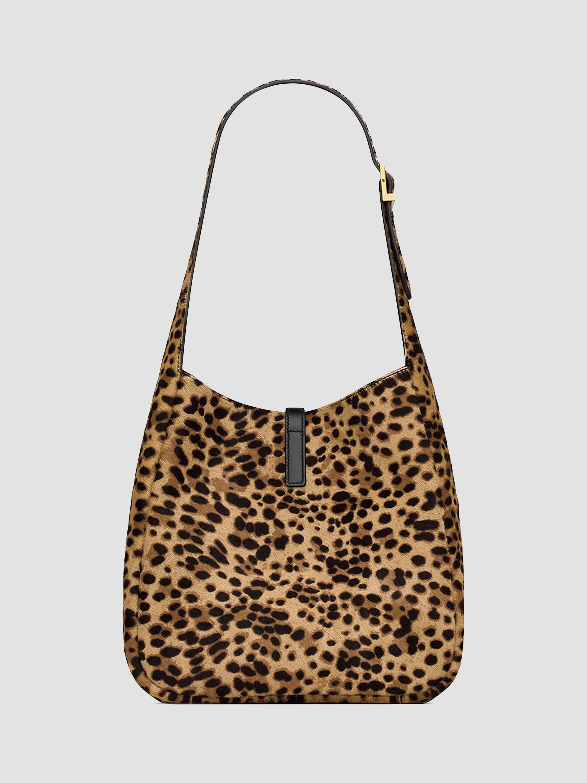 Saint Laurent Le 5 ÿ 7 Supple Small Bag in Pony Hair Leather