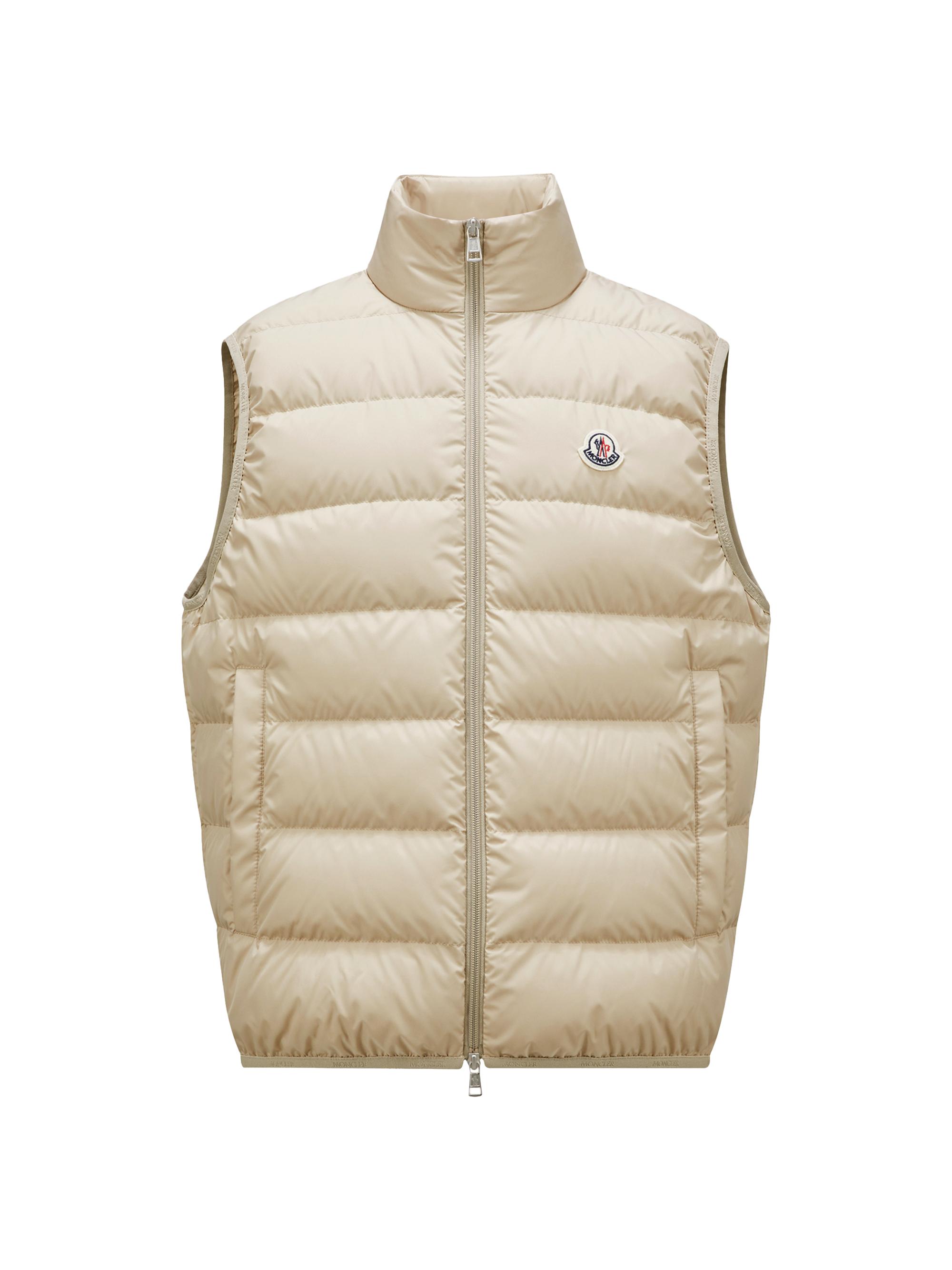 Moncler Men's Contrin Nylon Down Zip Front Vest - Black