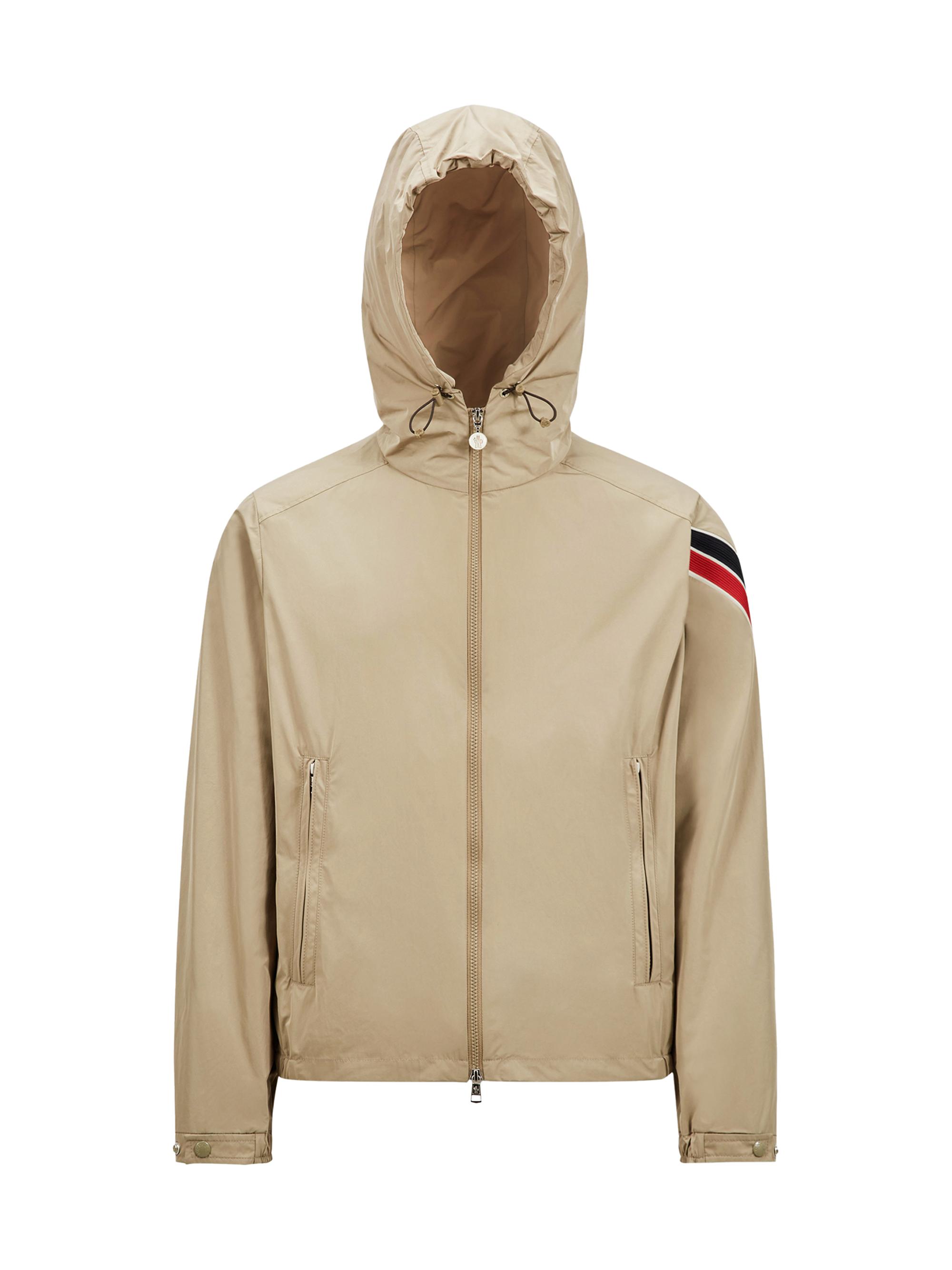 Moncler Men's Claut Hooded Windbreaker Jacket - Taupe
