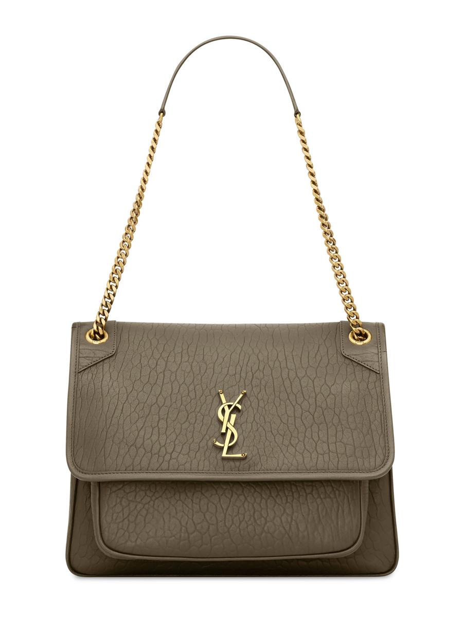 【関税・送料込み】SAINT LAURENT BISACCIA NIKI SHOULDER BAG Niki Large leather shoulder bag in black - Saint Laurent