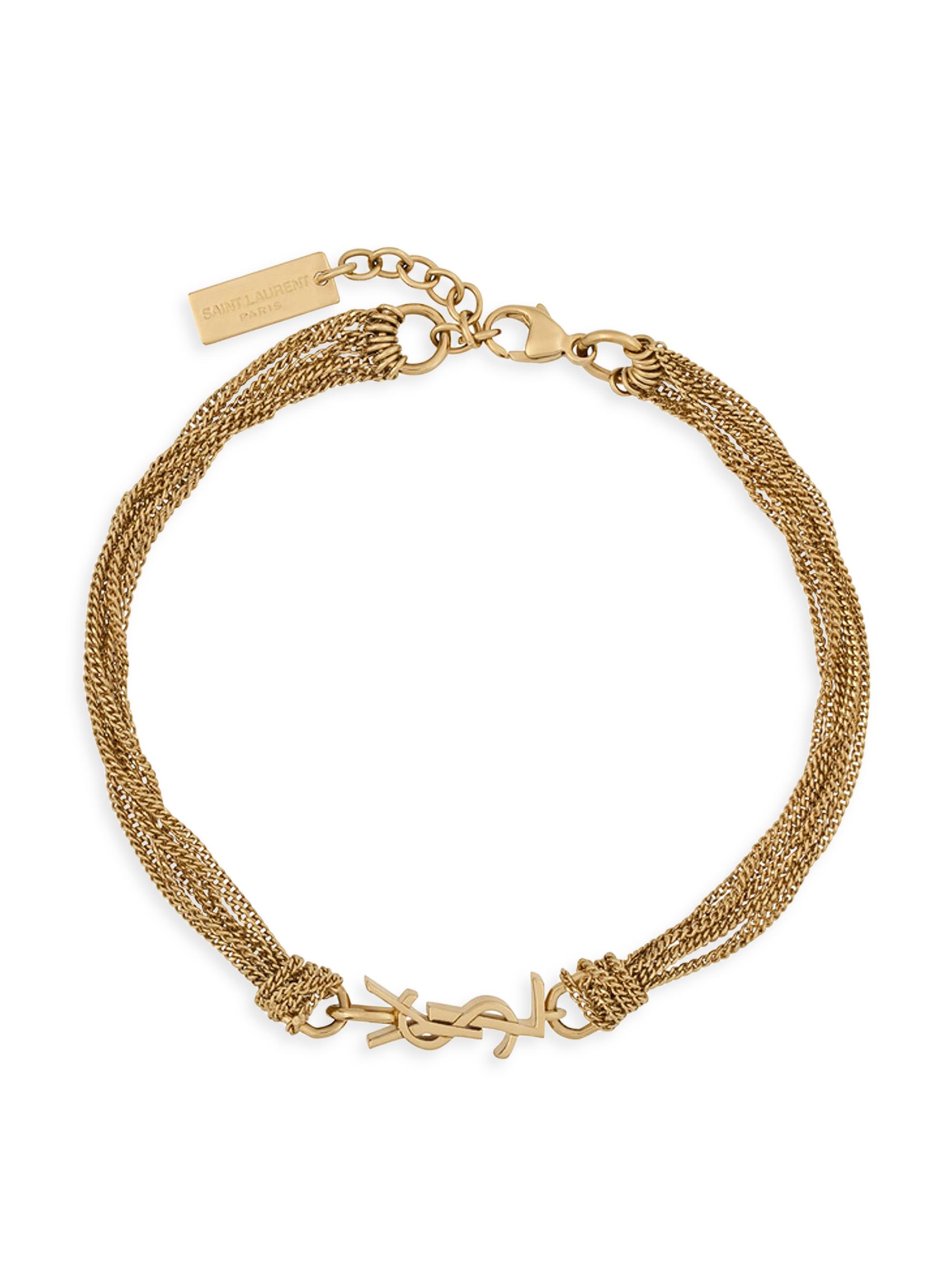 Saint Laurent Opyum Heart Charm Bracelet In Metal | Saks Fifth Avenue