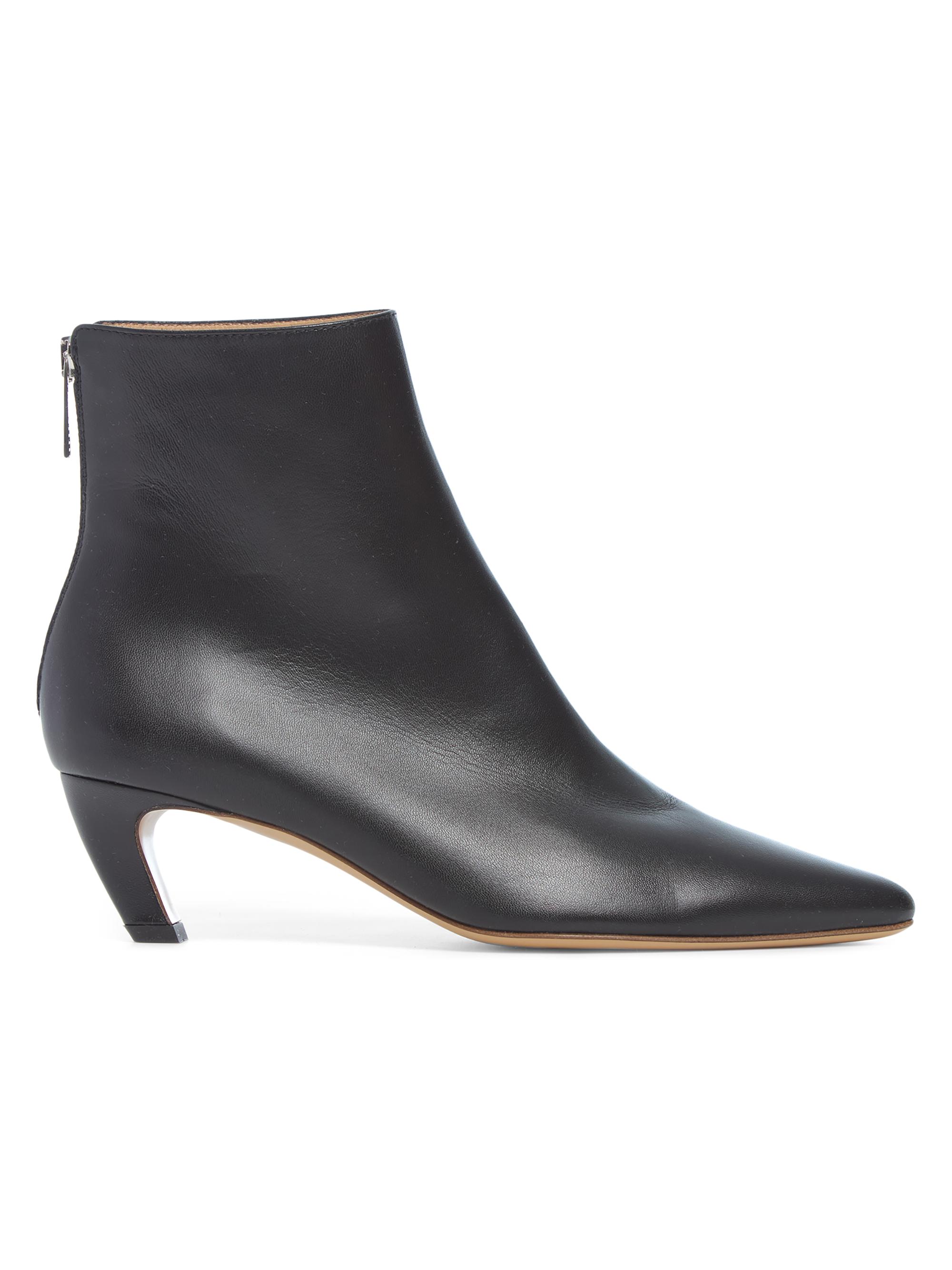 Gabriela Hearst Women's Clayton 50MM Leather Ankle Boots - Black