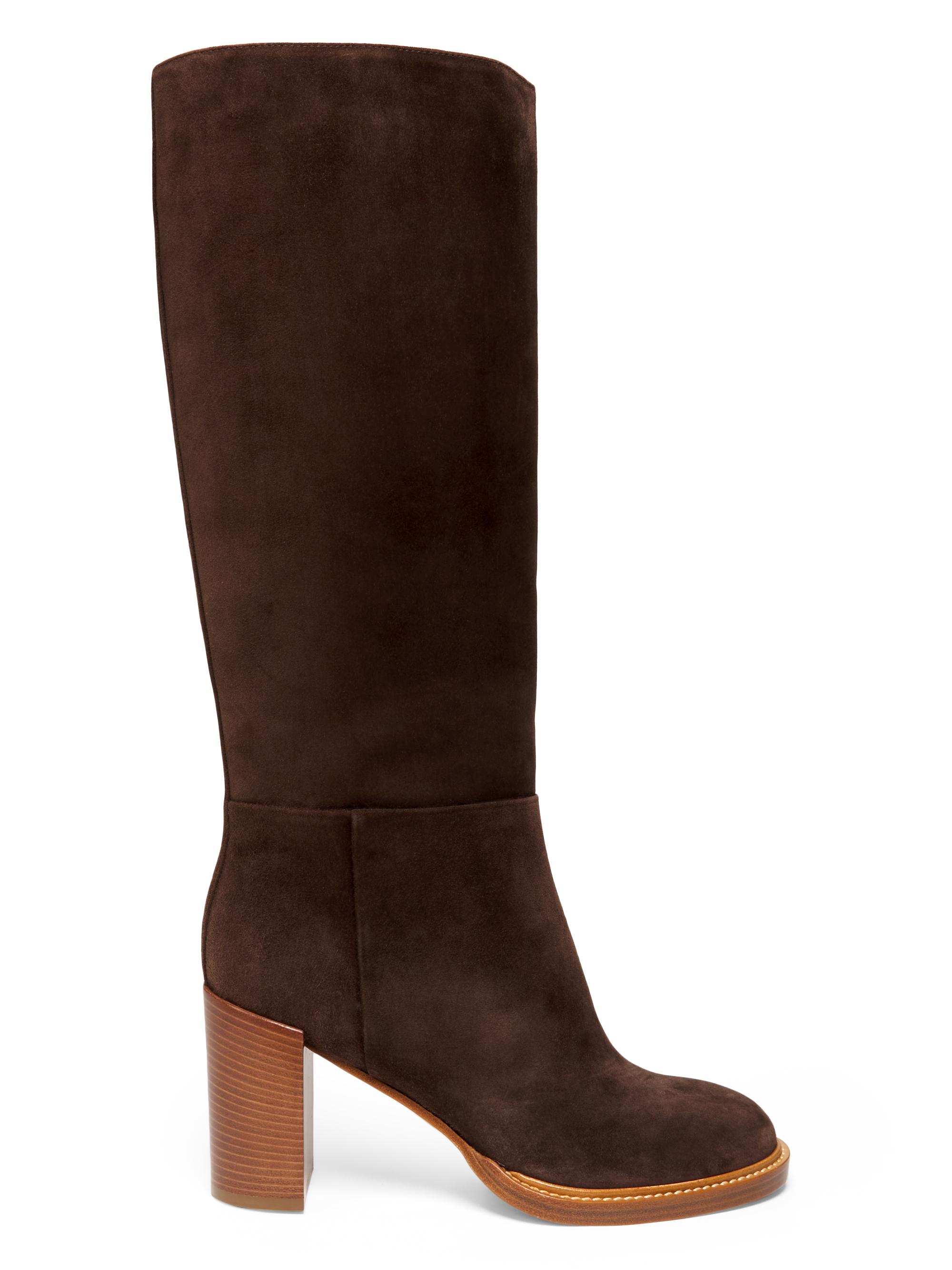 Gabriela Hearst Women's Bocca 75MM Suede Boots - Chocolate