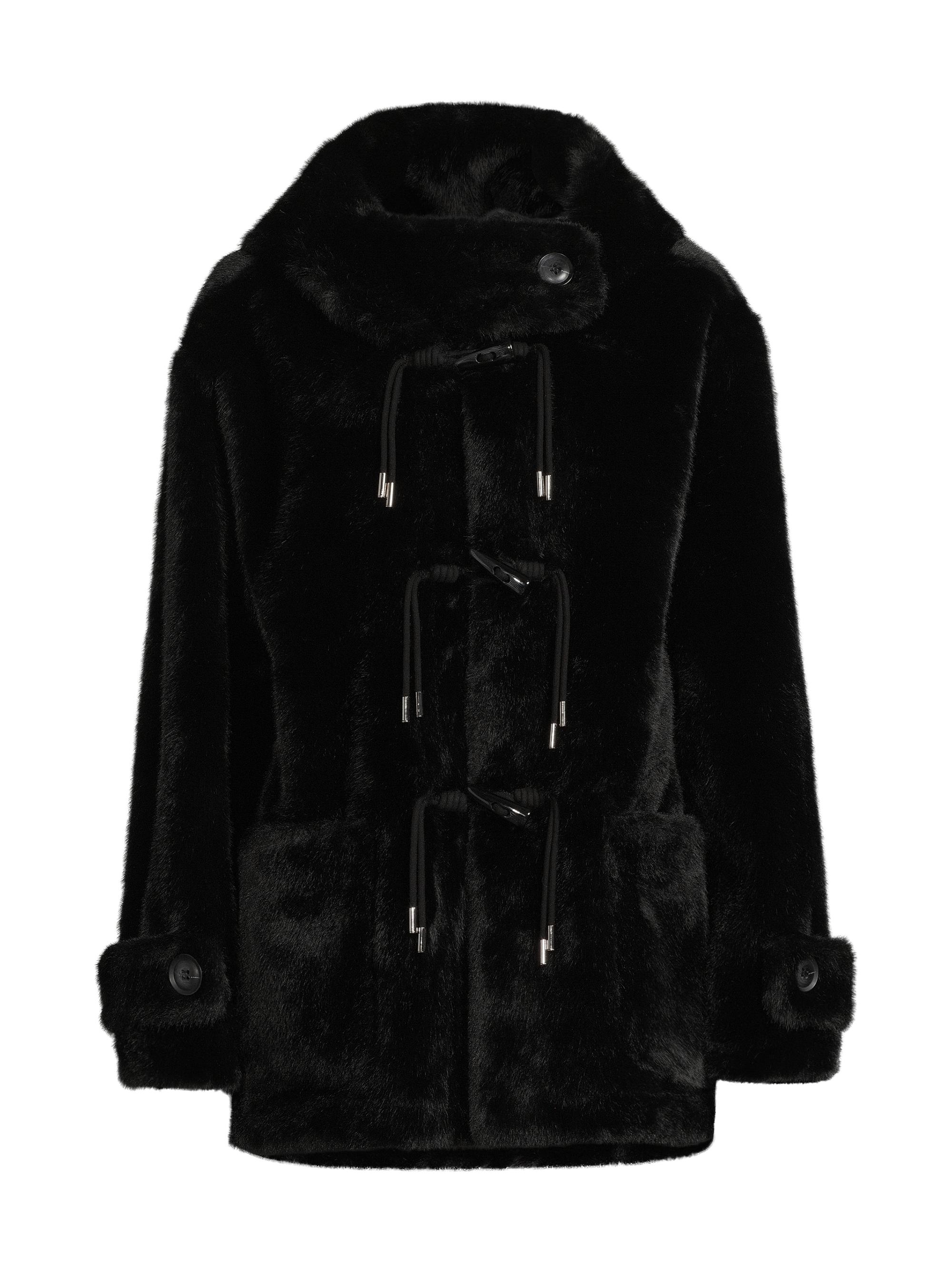 PHOEBE ENGLISH】背面プリーツ Hooded Coat black Phoebe English SS23