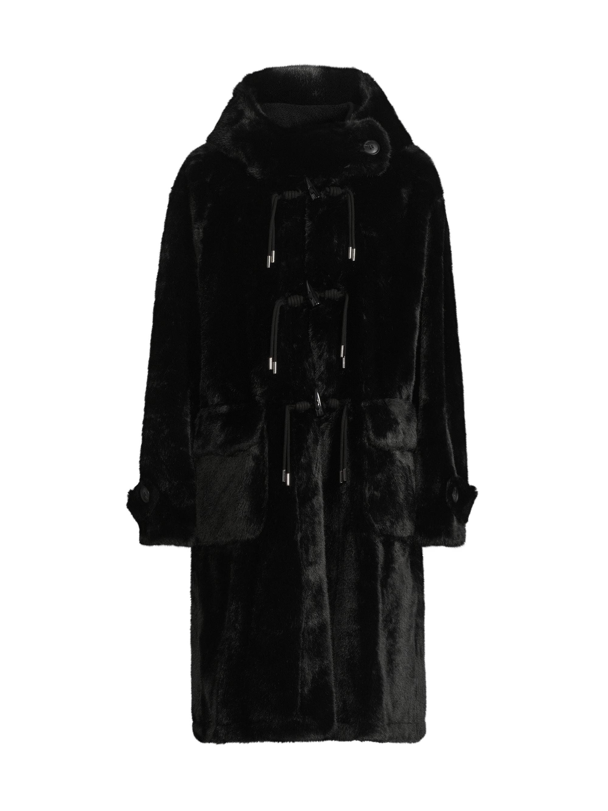 ジャケット・アウター Herlipto  Faux Fur Coat black Herlipto Faux Fur Coat Mサイズ BLACK H & M Black Faux Fur Jacket