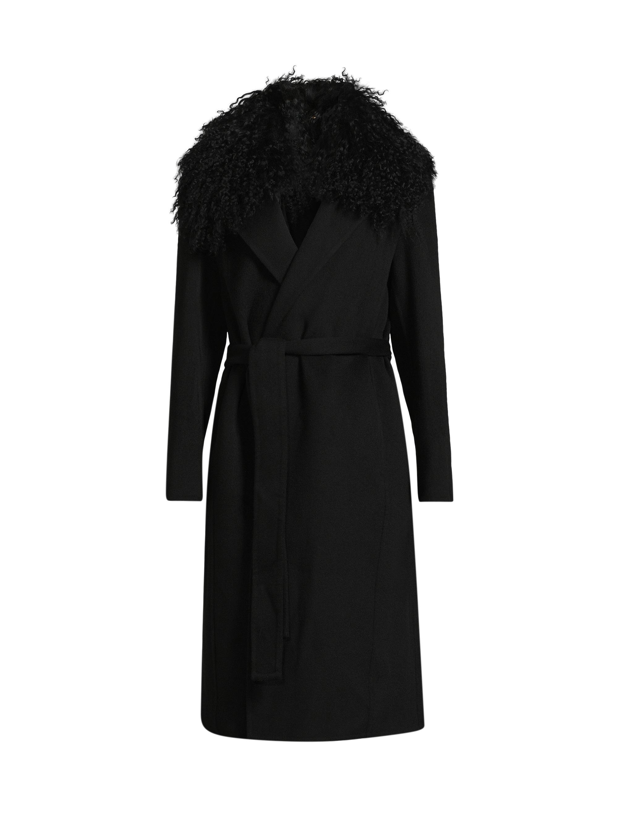 Kobi Halperin Shirley Shearling Collar Wool Coat | Saks Fifth Avenue