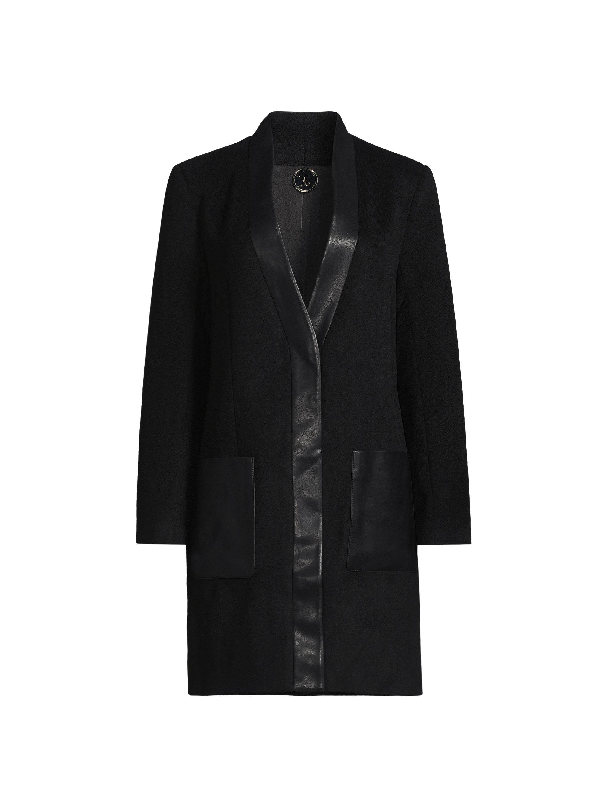 Helmut Lang Leather Tailored Coat | Saks Fifth Avenue