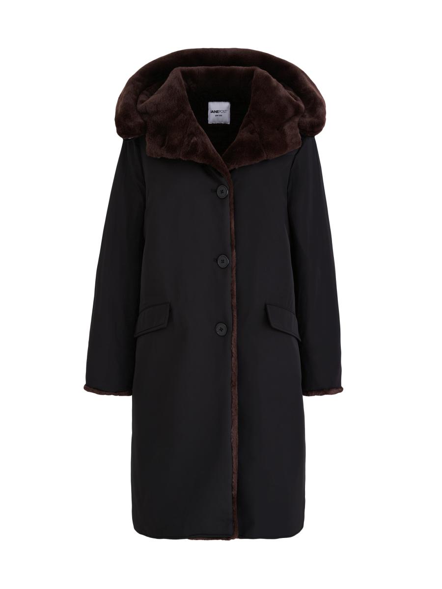 Jane Post Faux-Fur-Lined Button-Front Coat | Saks Fifth Avenue