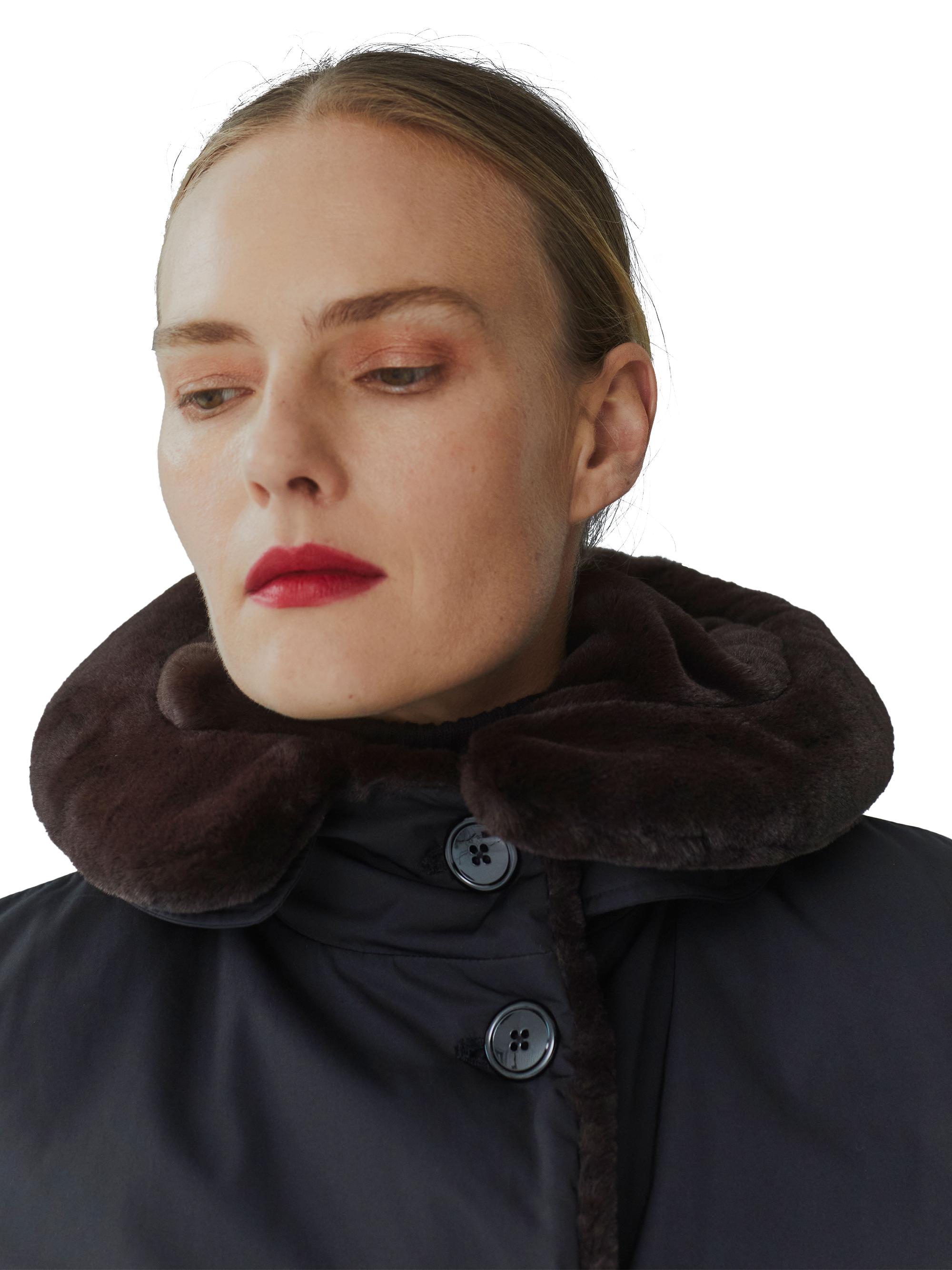 Jane Post Faux-Fur-Lined Button-Front Coat | Saks Fifth Avenue