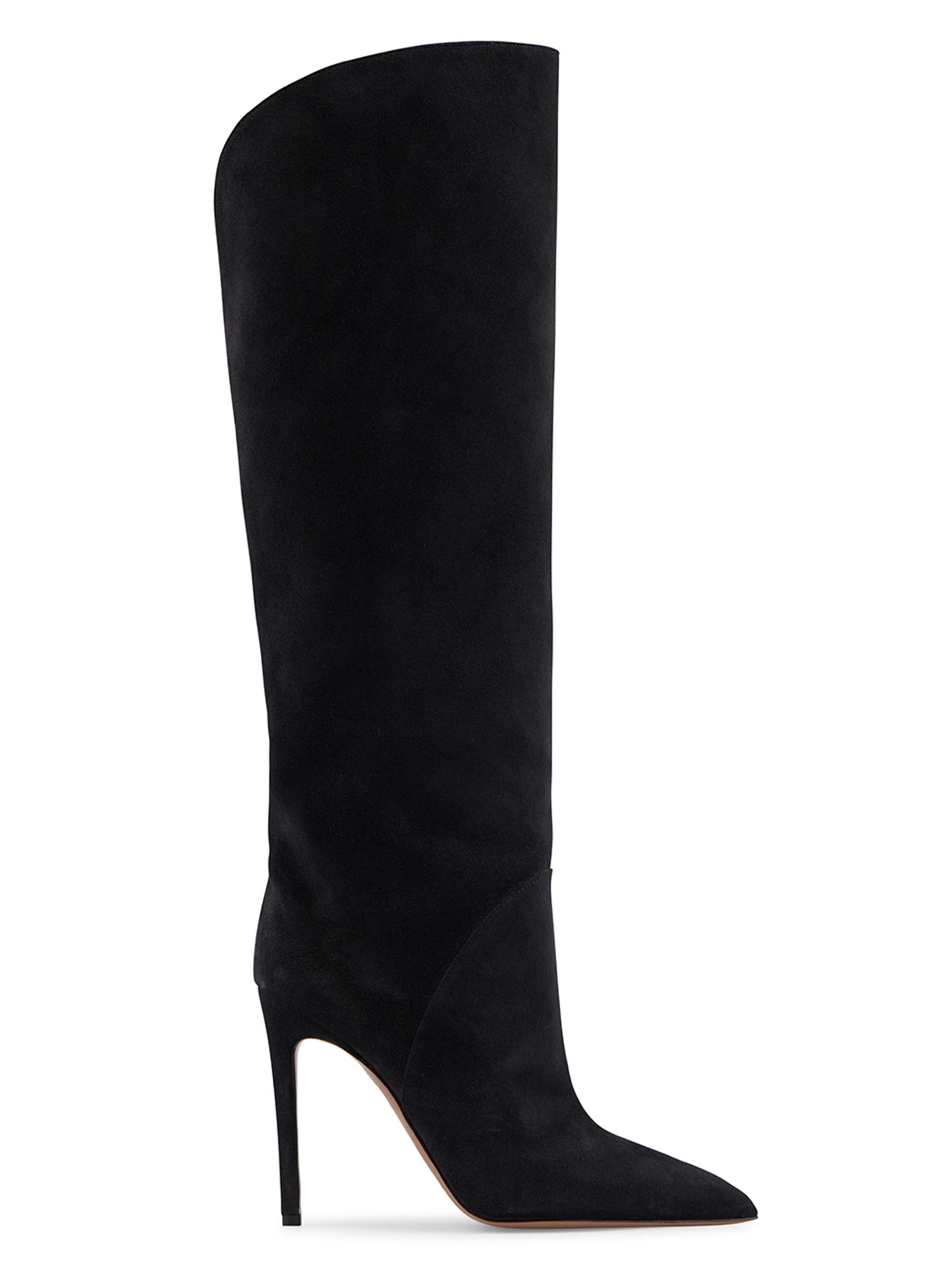 Staud Wally 90MM Suede Foldover Boots | Saks Fifth Avenue