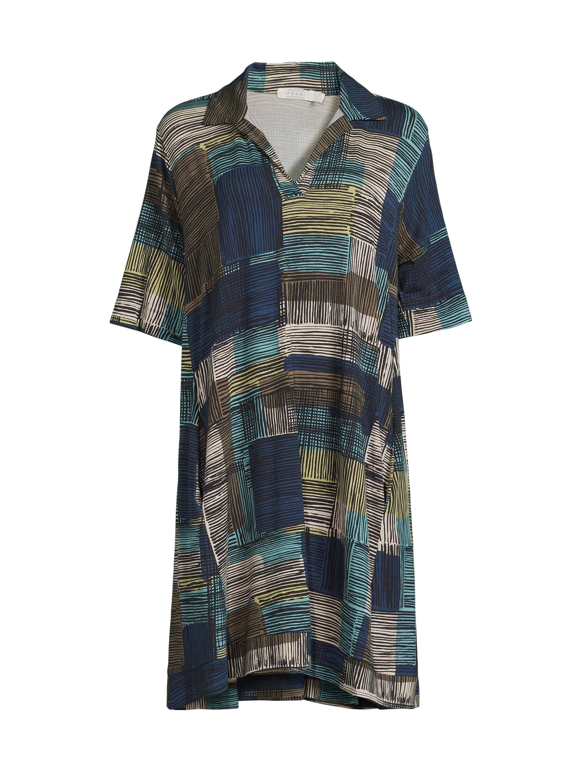 Masai Copenhagen Women's Gaiabe Patterned Shirtdress - Teal