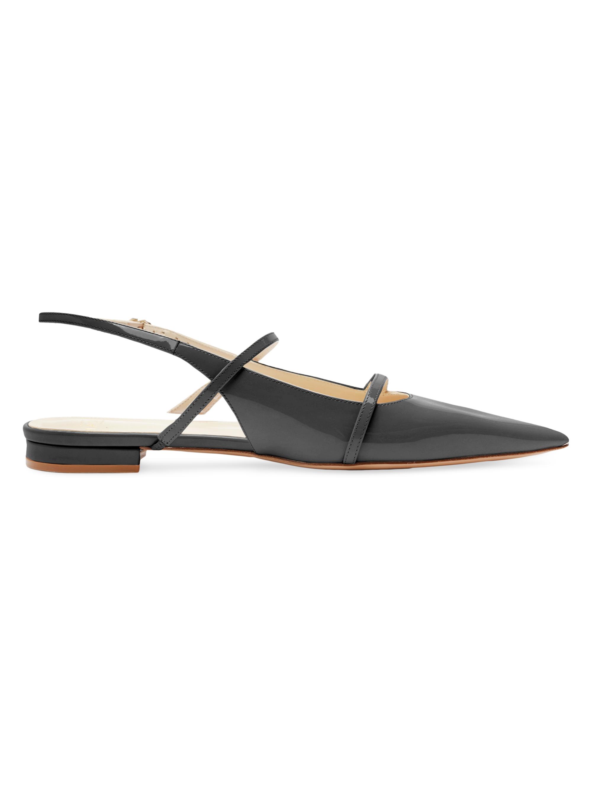Stuart Weitzman Benni Denim Mary Jane Slingback Flats | Saks
