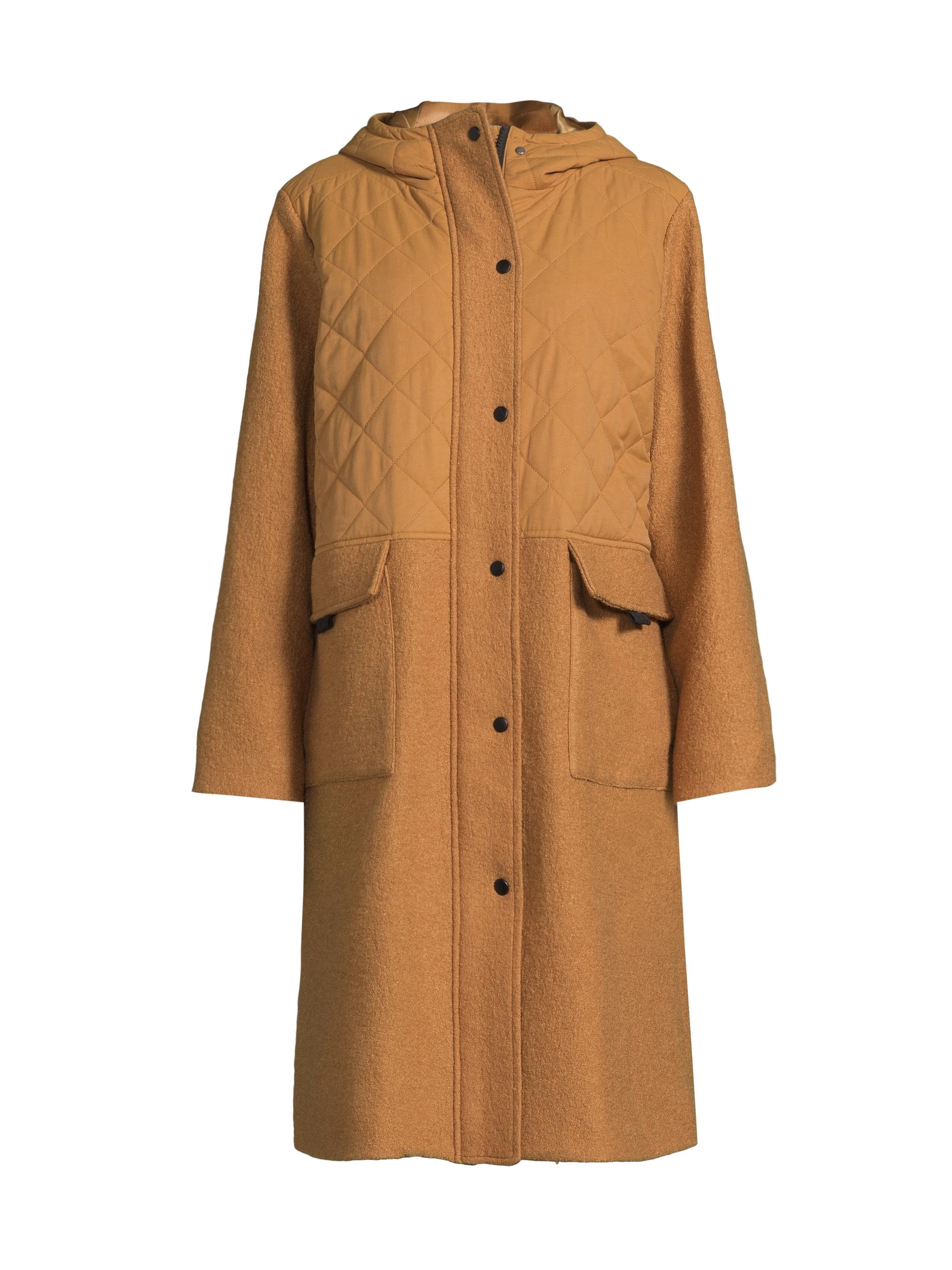 Masai Copenhagen Women's Tamsin Wool-Blend Quilted Coat - Chipmunk