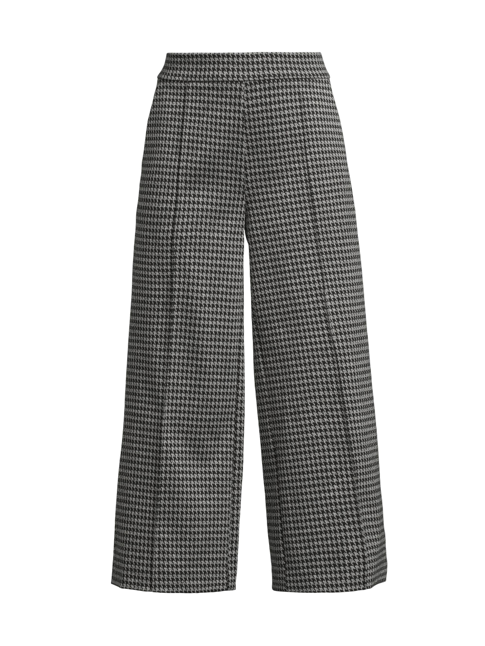 Masai Copenhagen Women's September Piana Houndstooth Culotte Pants - Black