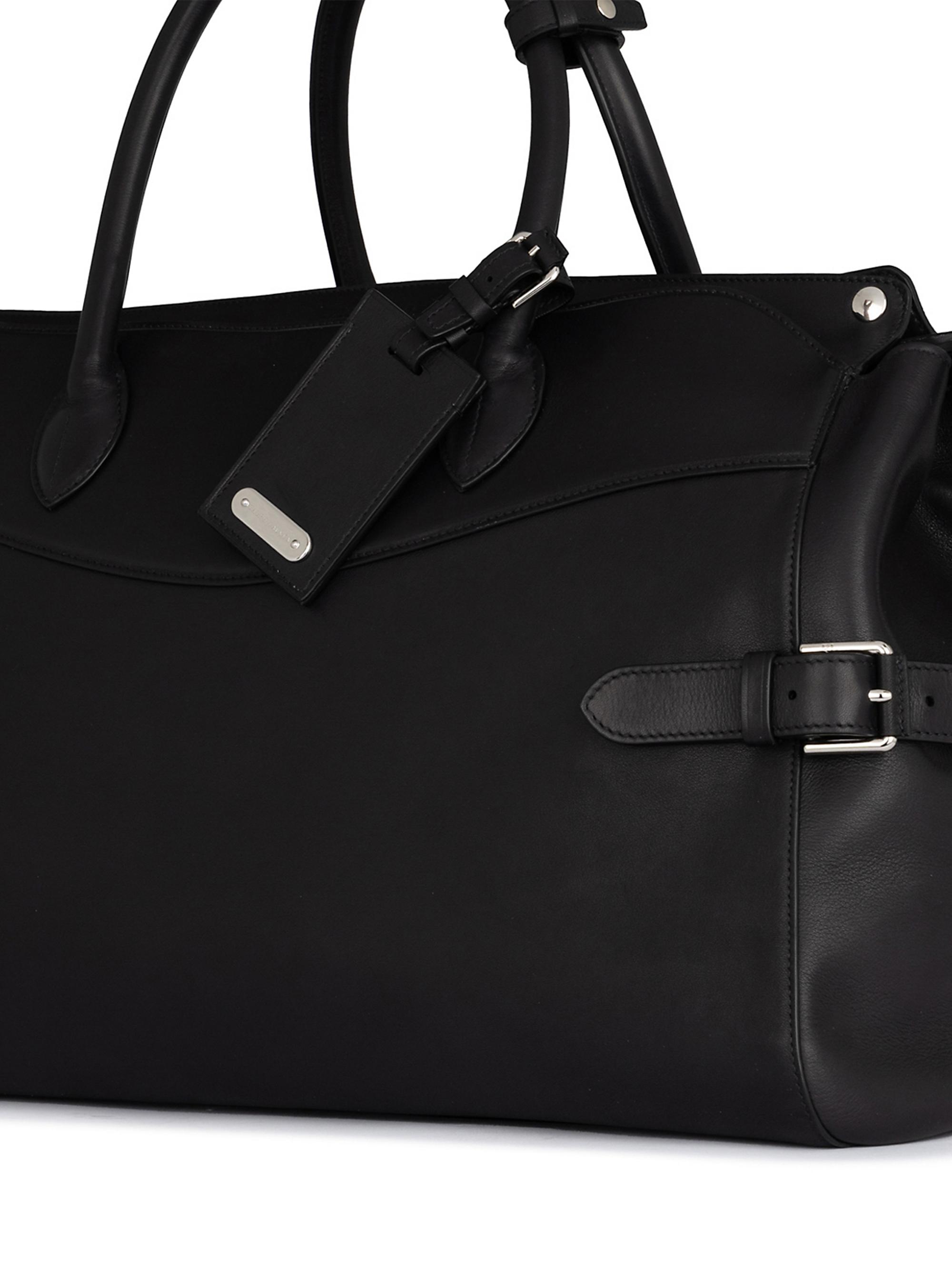 【新品未使用】Ralph Lauren Purple Label ボストンバッグ Ralph Lauren Purple Label Bedford Leather Bowler Bag | Saks Fifth