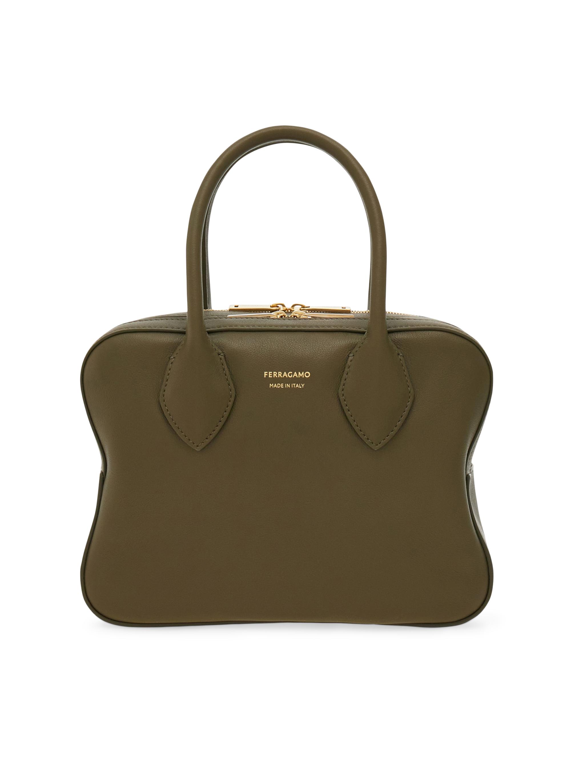 FERRAGAMO Women's  Star Top Handle Bag - New Olive