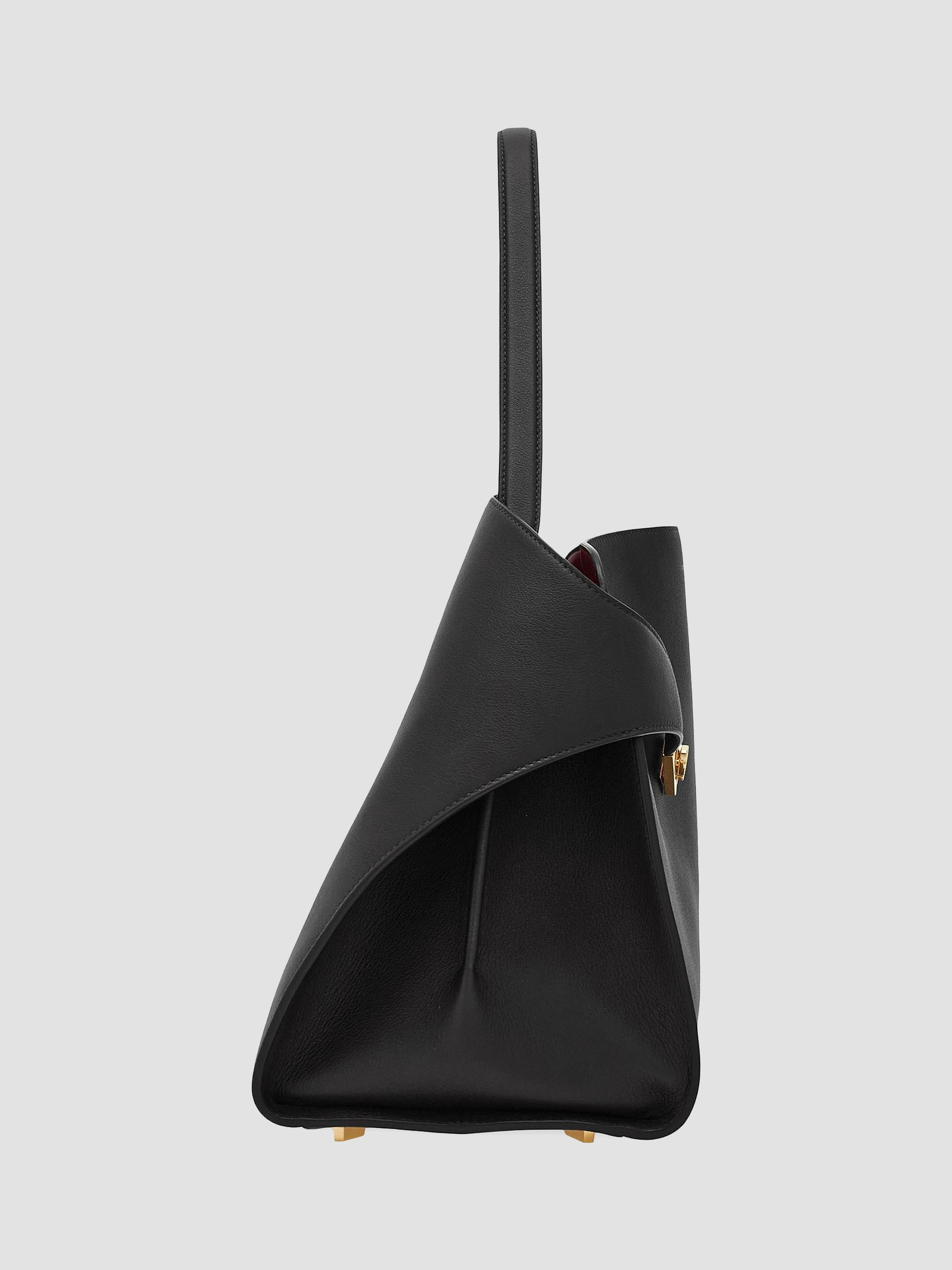 FERRAGAMO Hug Deconstructed Leather Top Handle Bag | Saks Fifth Avenue