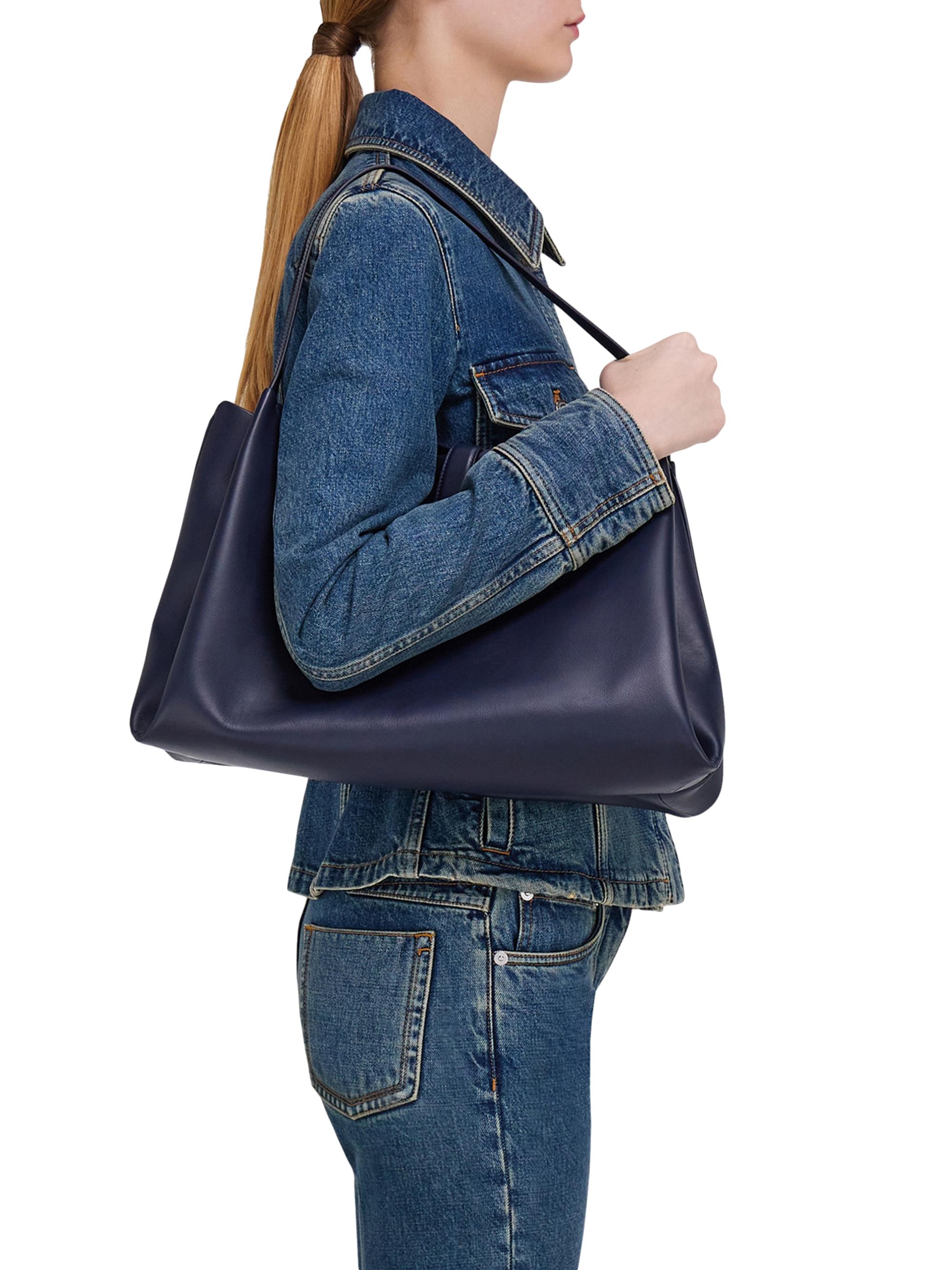 FERRAGAMO Medium New Line Leather Tote Bag | Saks Fifth Avenue