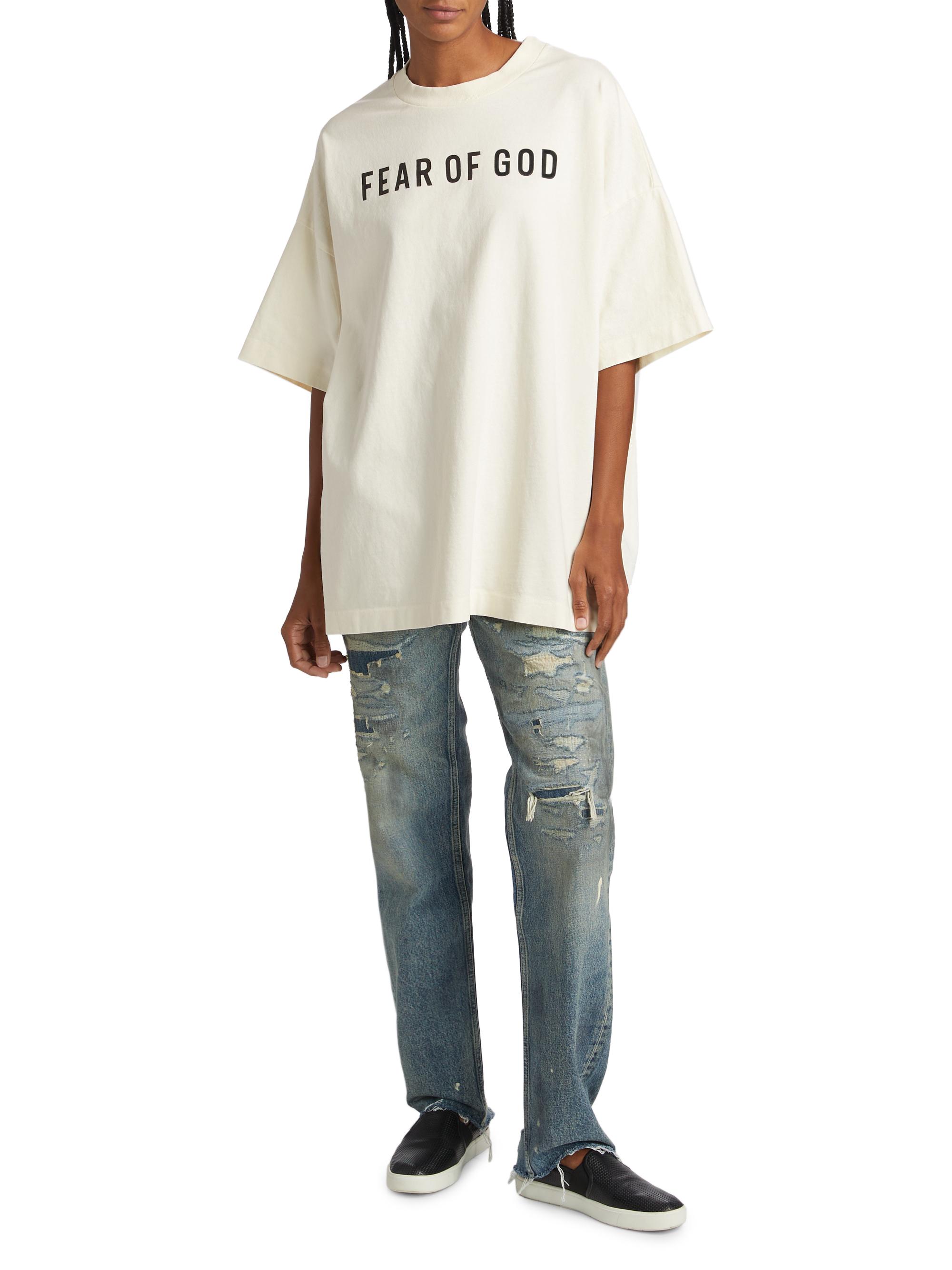 Fear of God Repaired Straight-Leg Jeans | Saks Fifth Avenue