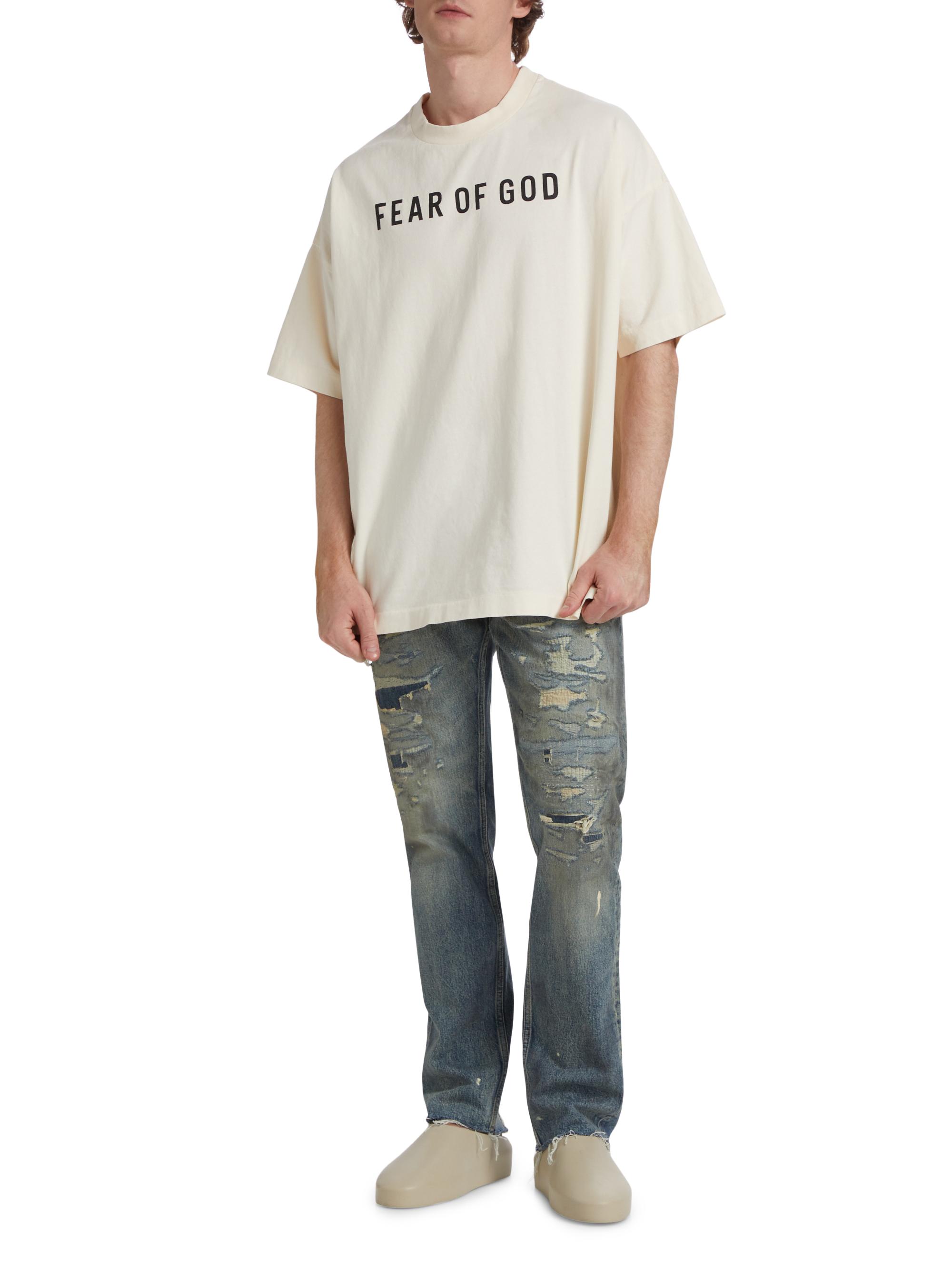 Fear of God Repaired Straight-Leg Jeans | Saks Fifth Avenue