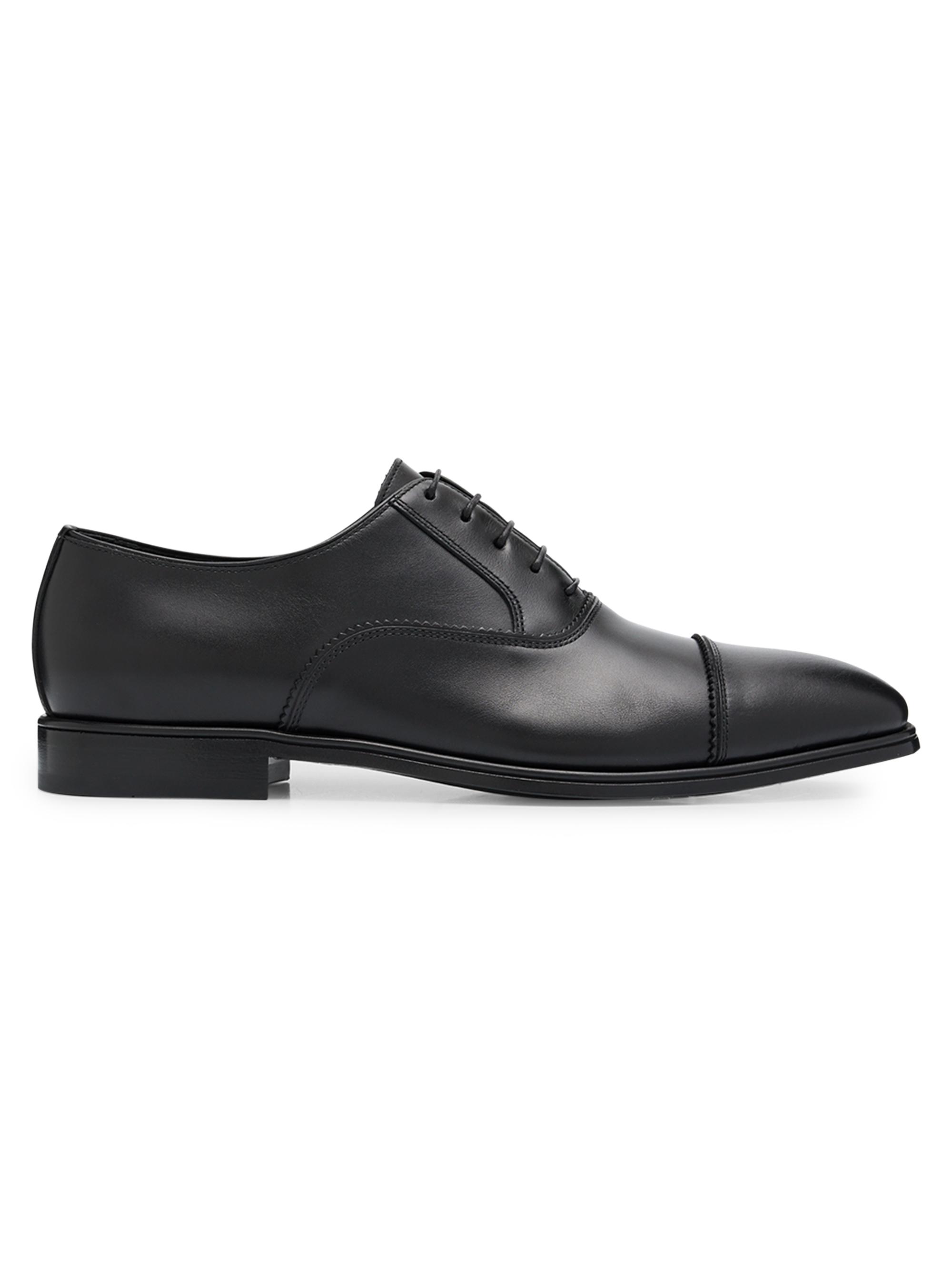 FERRAGAMO Camden Leather Lace-Up Shoes | Saks Fifth Avenue