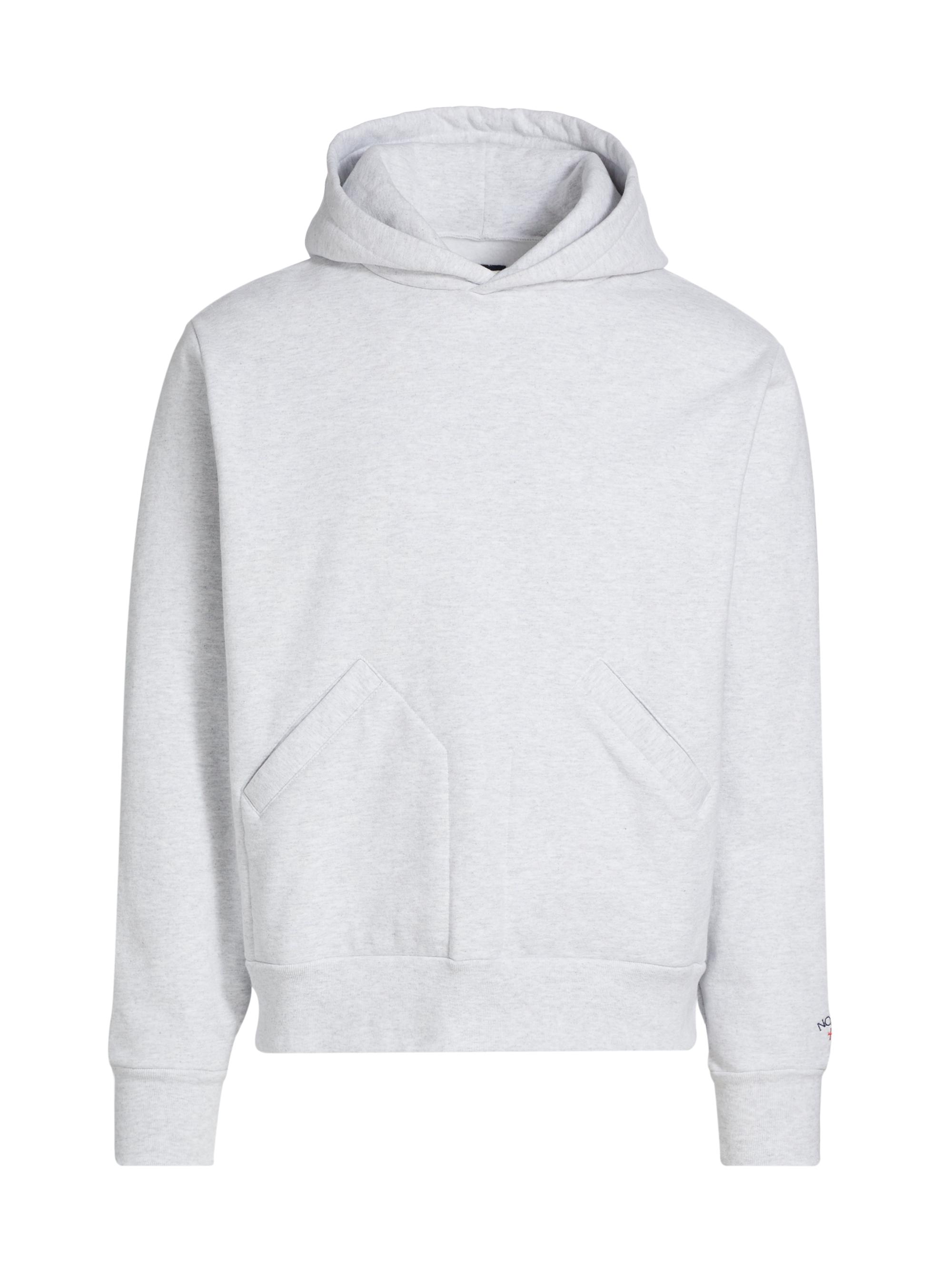 Noah Men's Heavyweight Sleeve Logo Hoodie - Ash