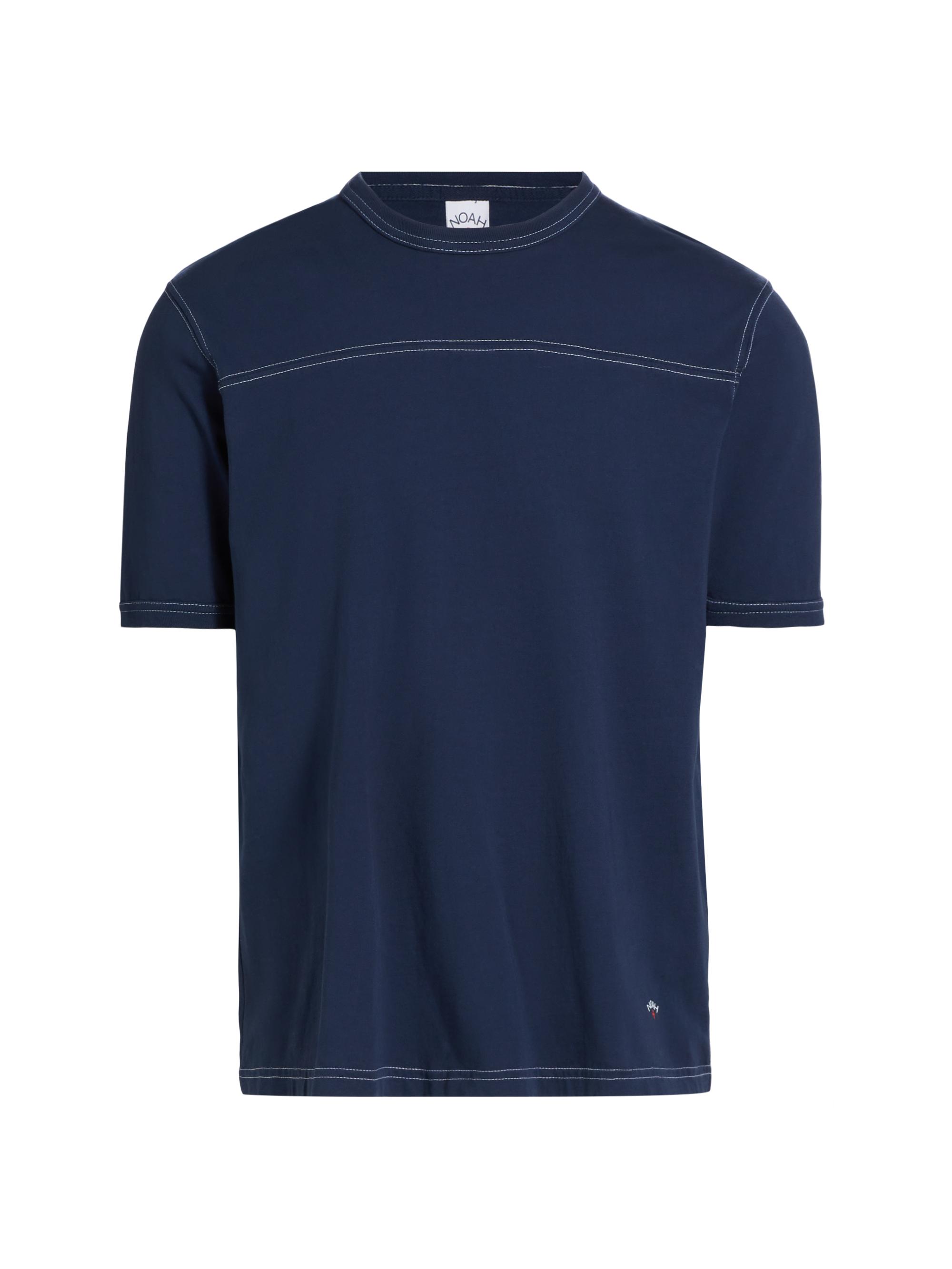 Noah Men's Football Cotton Top - Navy