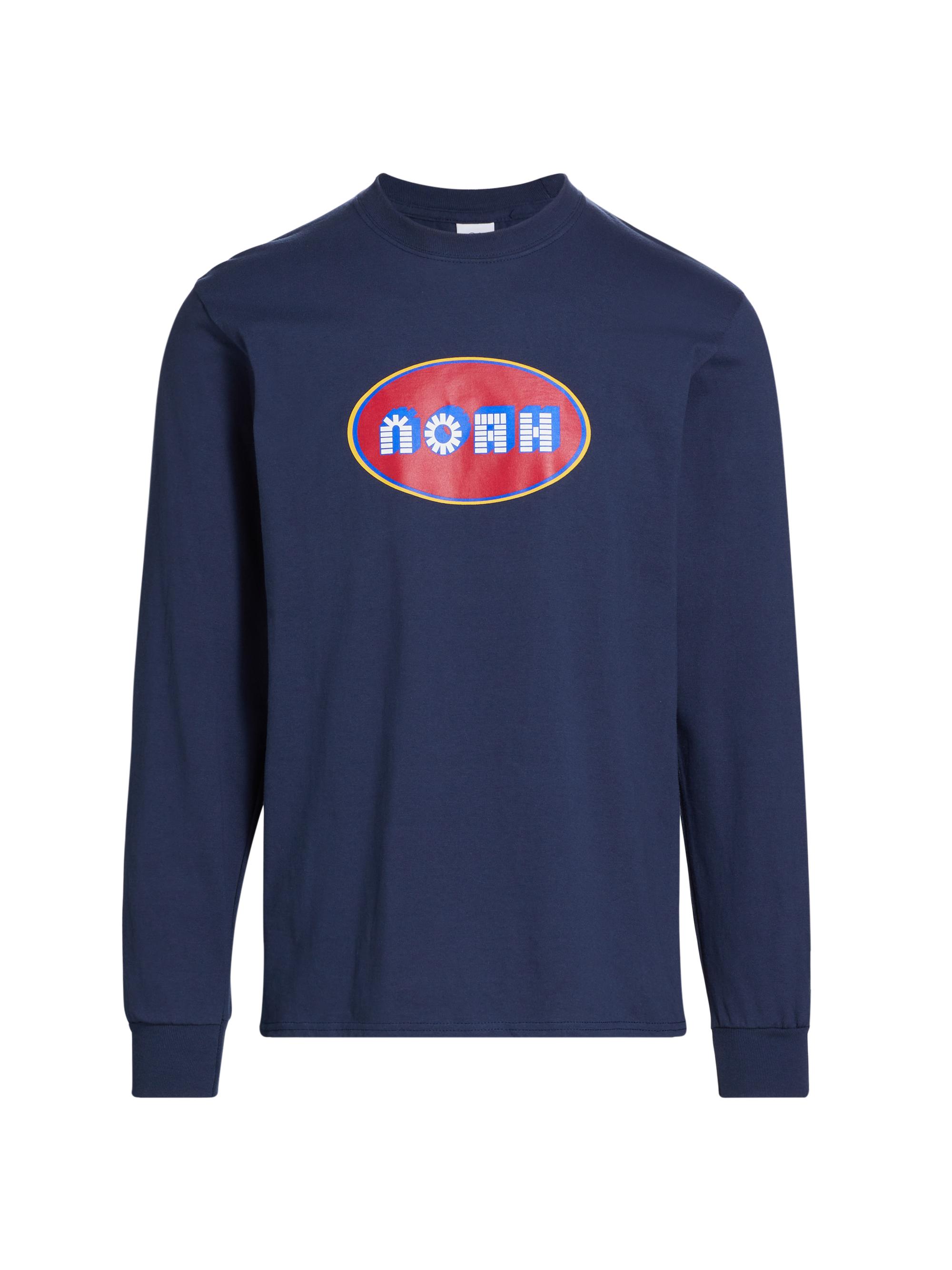 Noah Men's Cavity Long-Sleeve T-Shirt - Navy