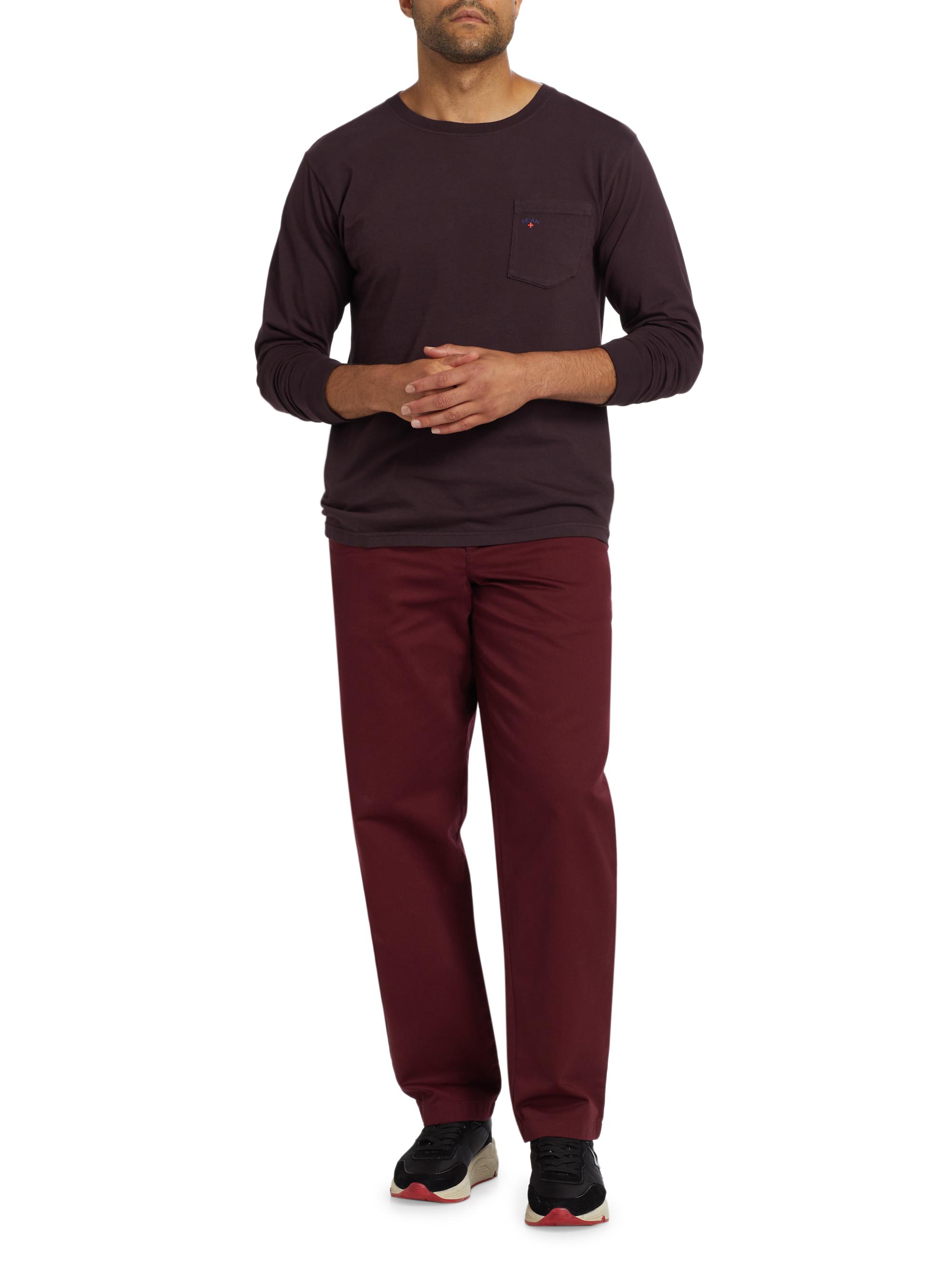 Noah Double-Pleat Chino Pants | Saks Fifth Avenue