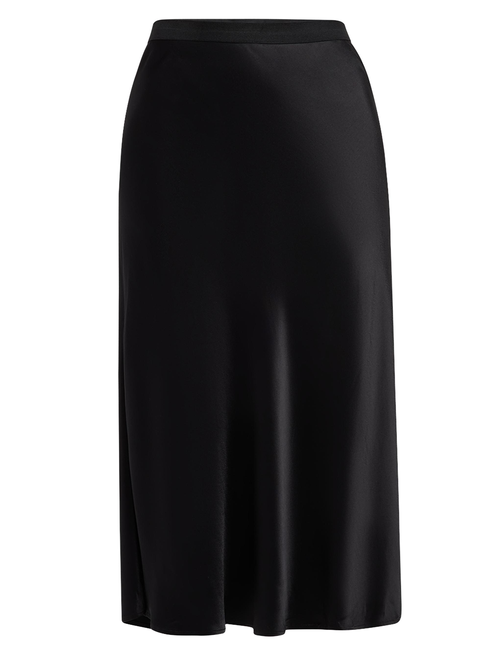 Rails Women's Anya Satin Midi-Skirt - Black
