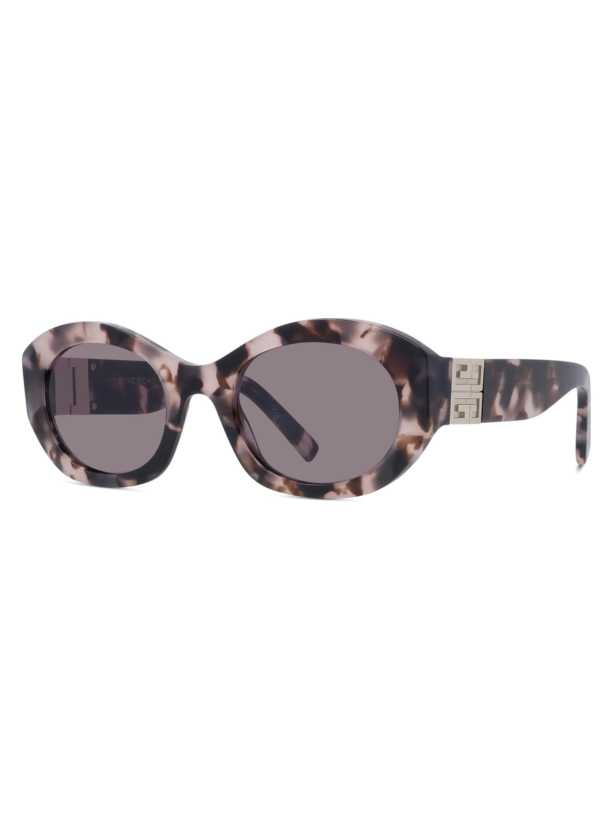 Givenchy Women's 4G 52MM Oval Sunglasses - Colored Havana