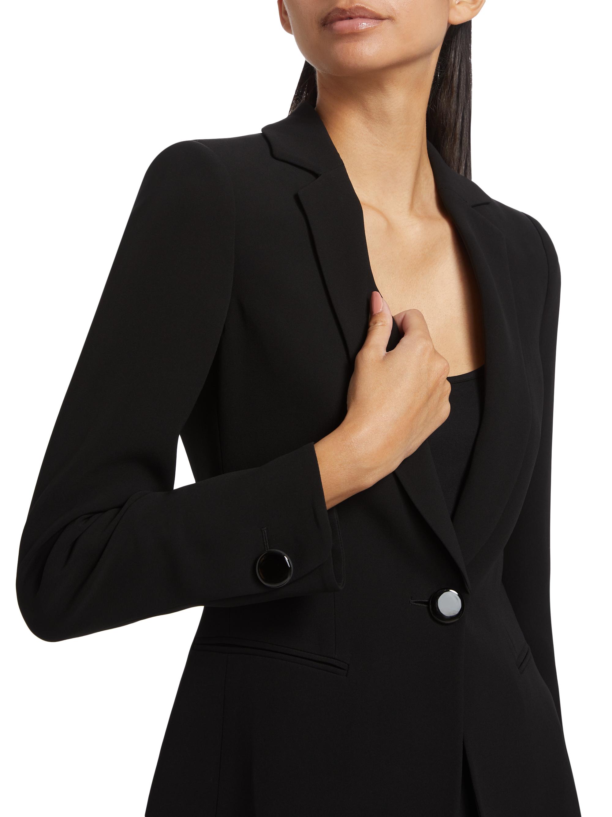 Giorgio Armani Silk One-Button Blazer | Saks Fifth Avenue