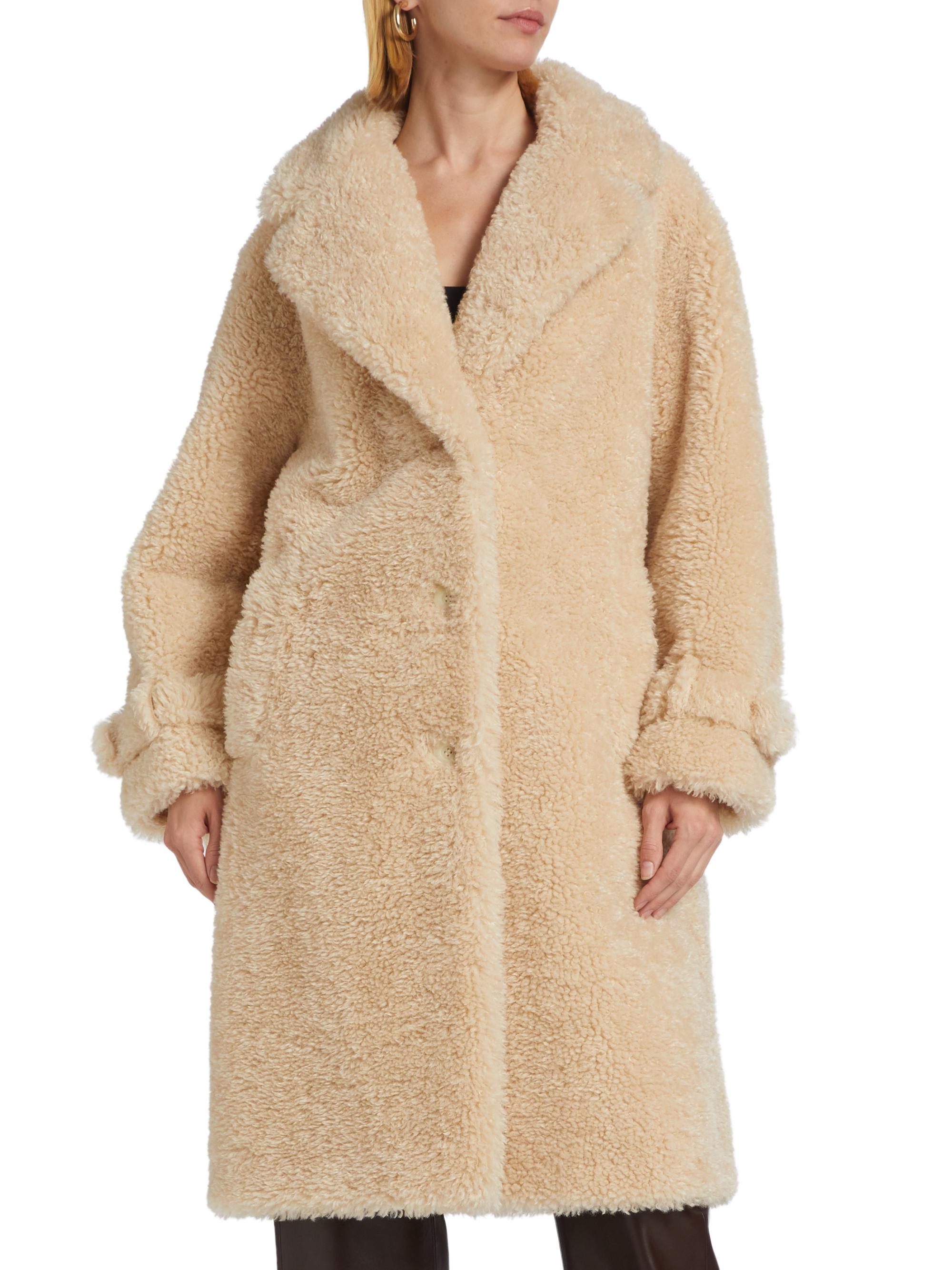 Lamarque Adina Faux Fur Long Coat | Saks Fifth Avenue