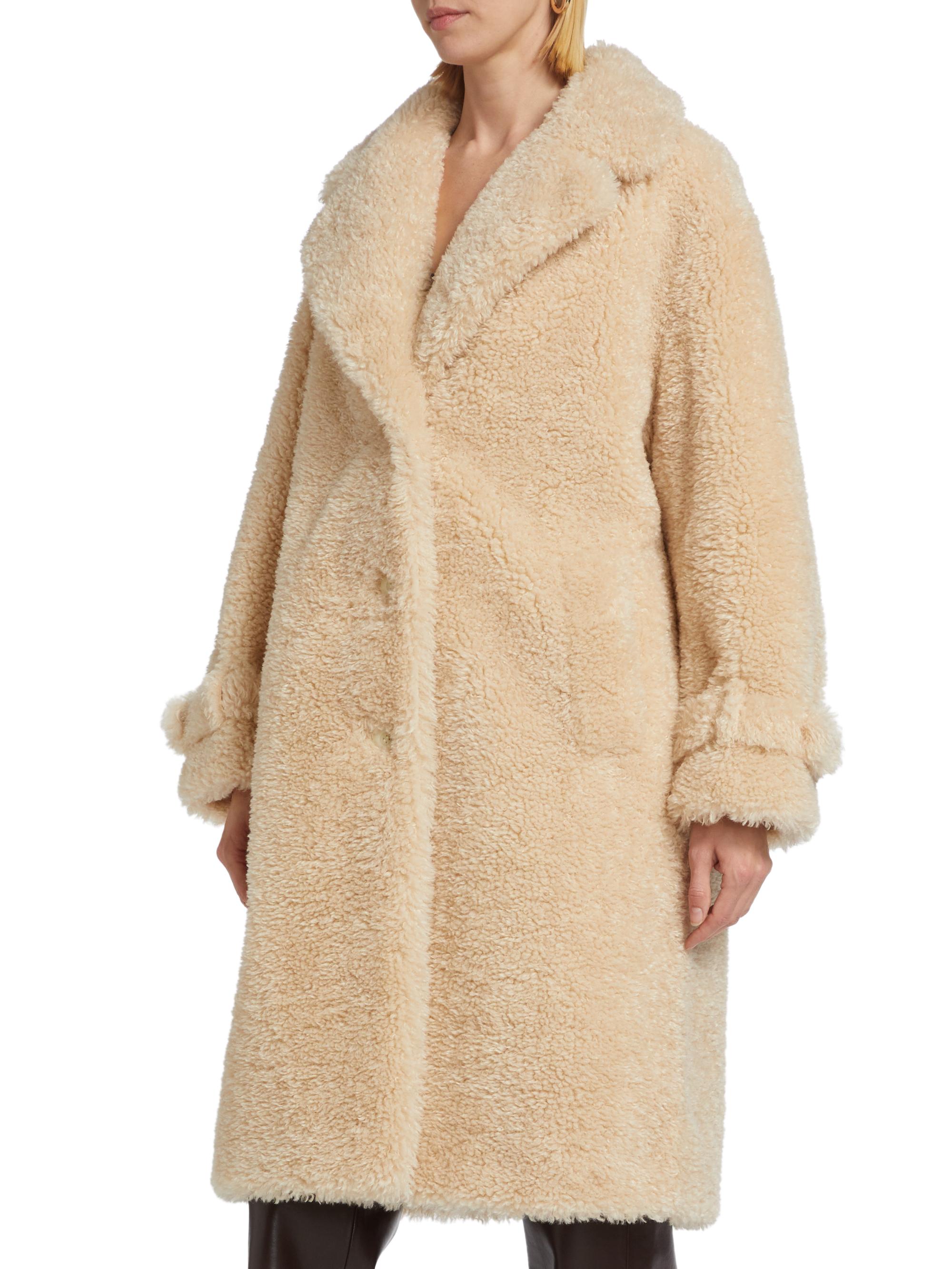 Lamarque Adina Faux Fur Long Coat | Saks Fifth Avenue