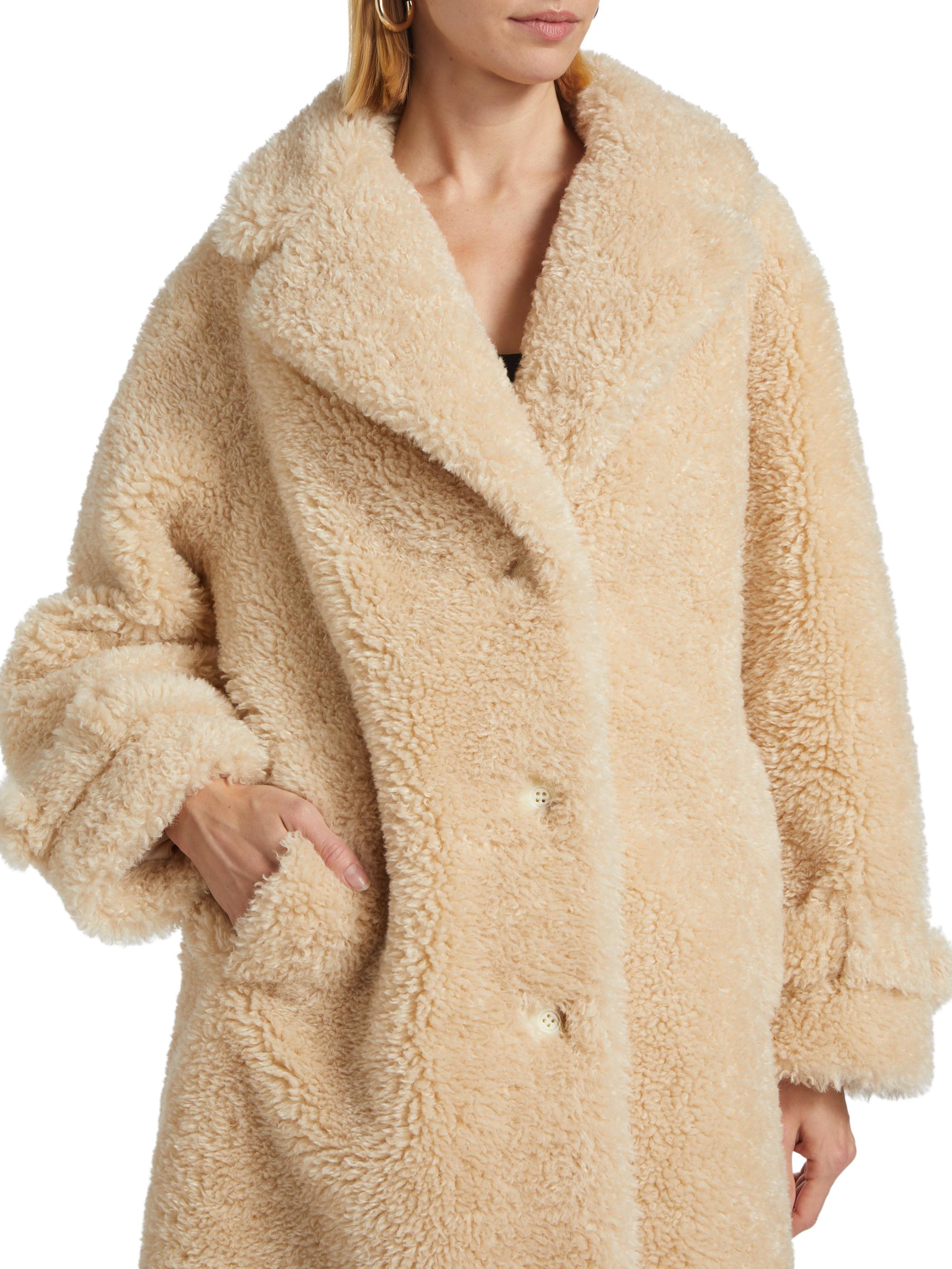 Lamarque Adina Faux Fur Long Coat | Saks Fifth Avenue
