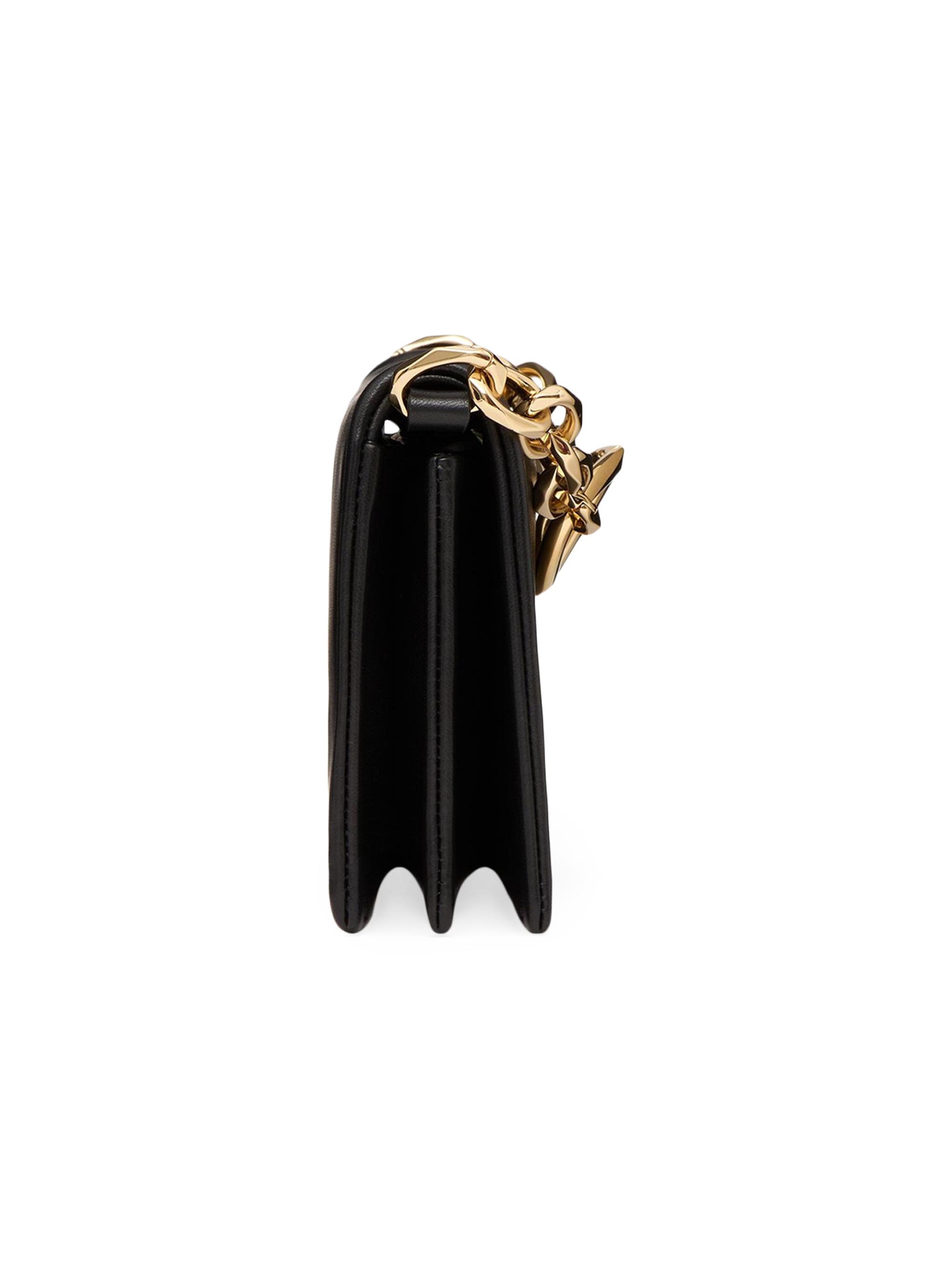 Valentino Garavani VLogo Chain Clutch Bag in Nappa Leather | Saks