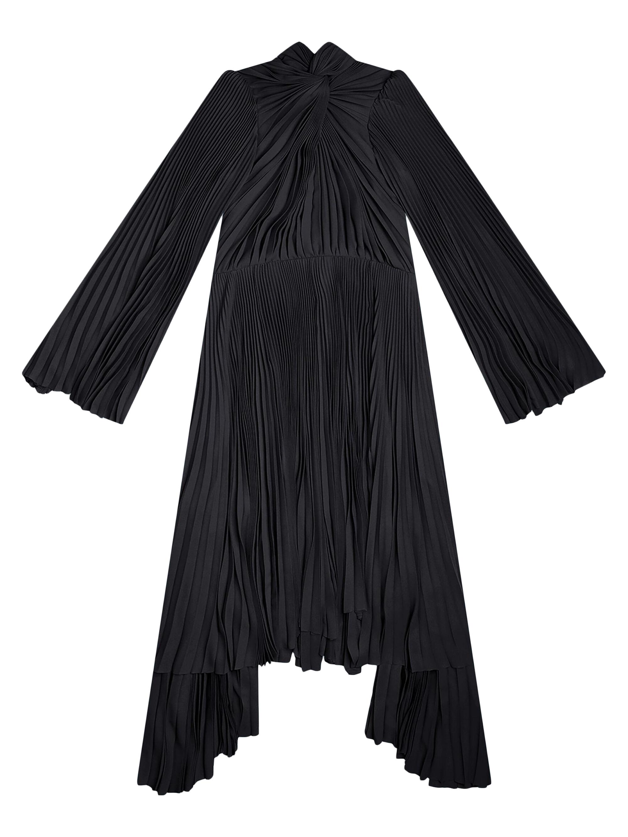 Balenciaga Women's Knotted Drape Dress - Black