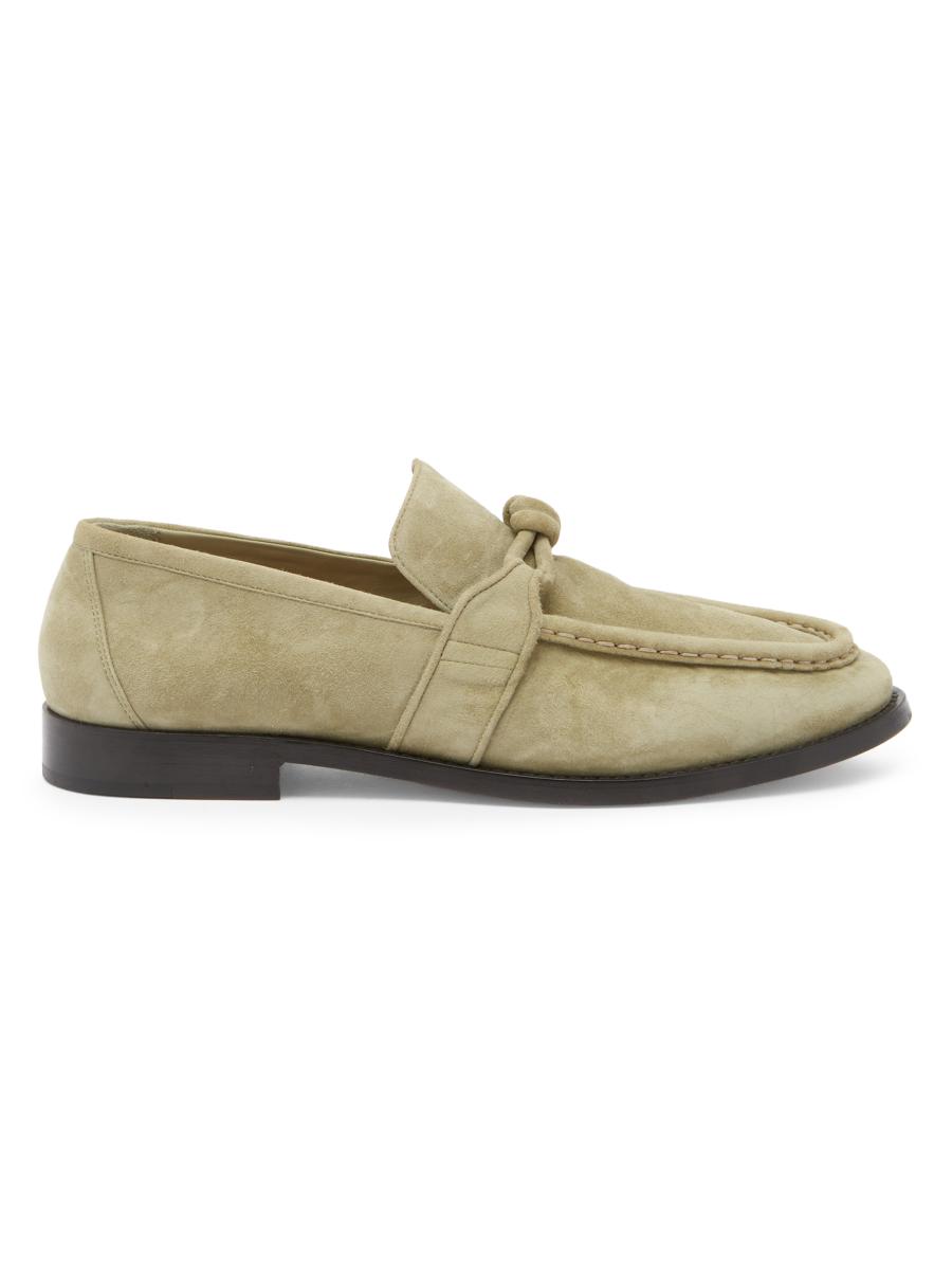 Bottega Veneta Astaire Leather Knot-Detail Loafers | Saks