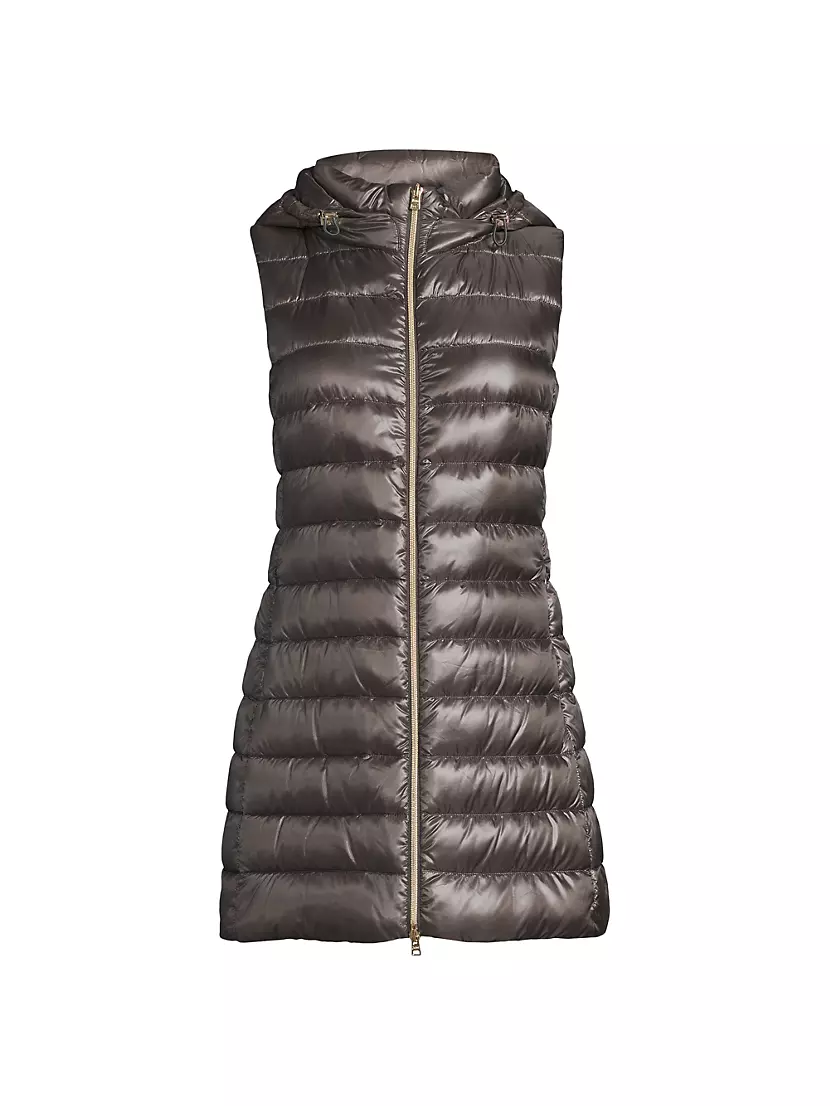 Shop Herno Iconico Serena Nylon Ultralight Long Vest | Saks Fifth Avenue Shop Herno Iconico Serena Nylon Ultralight Long Vest | Saks Fifth Avenue